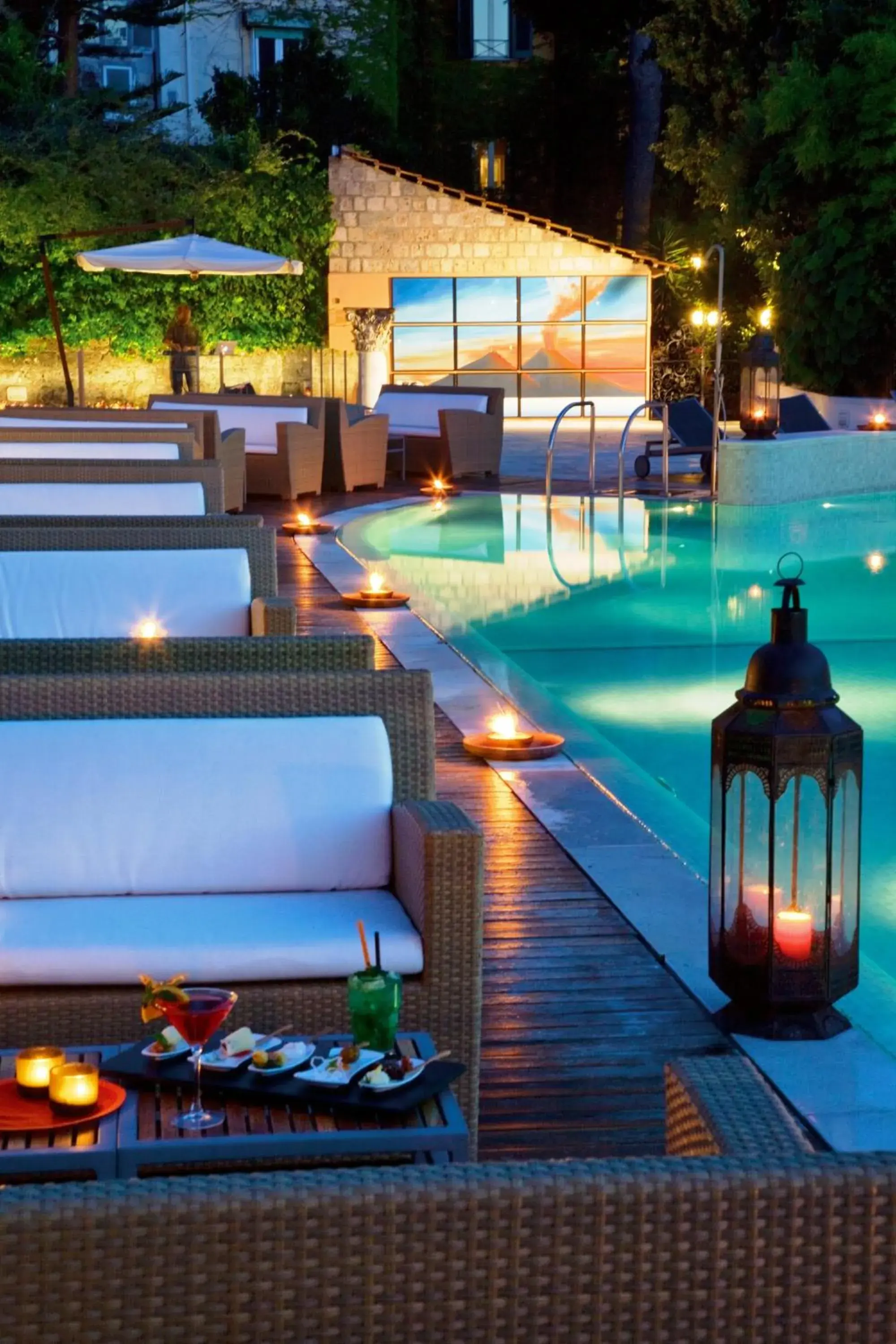 Swimming pool in Grand Hotel Excelsior Vittoria Swimming pool in Grand Hotel Excelsior Vittoria