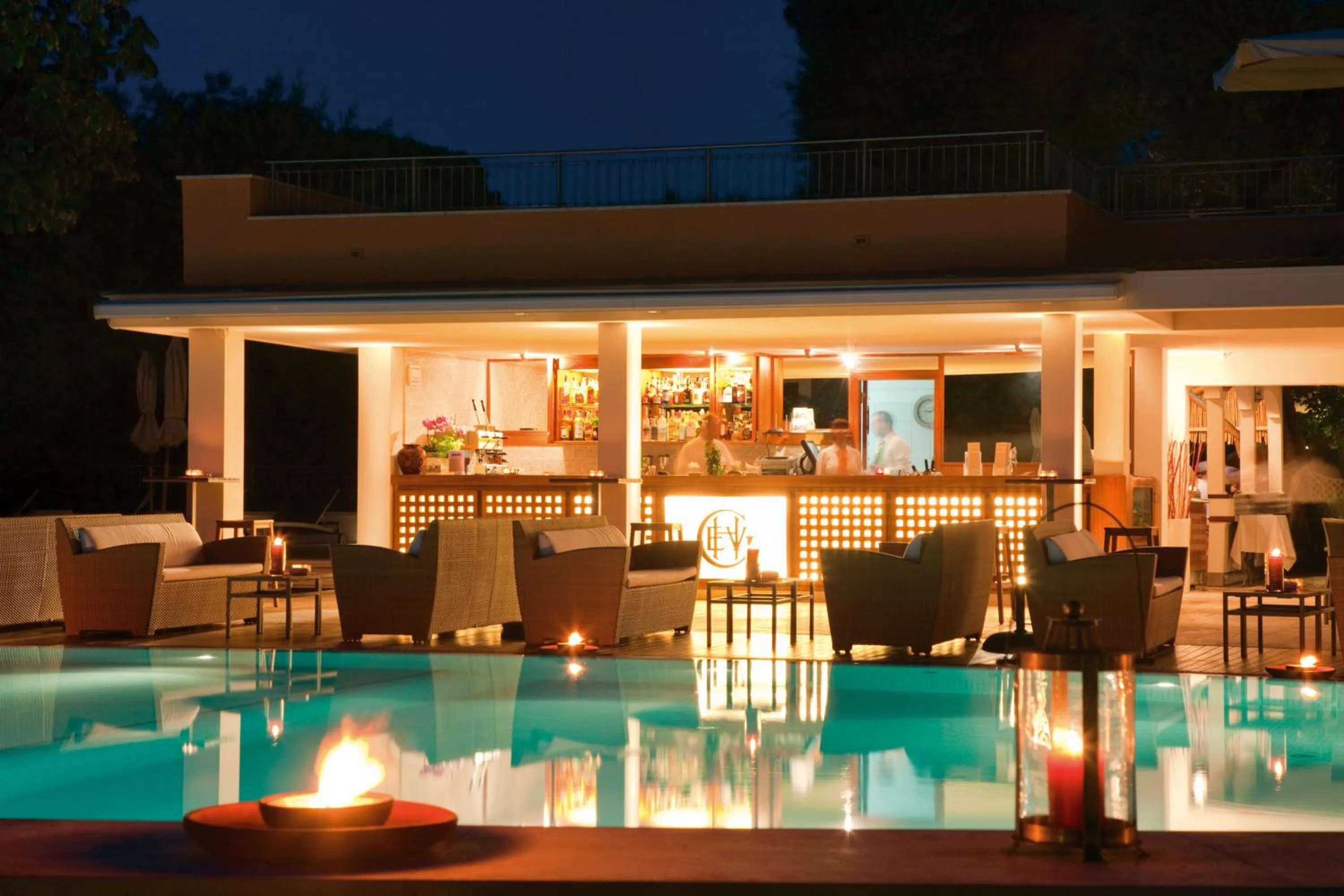 Restaurant/places to eat in Grand Hotel Excelsior Vittoria