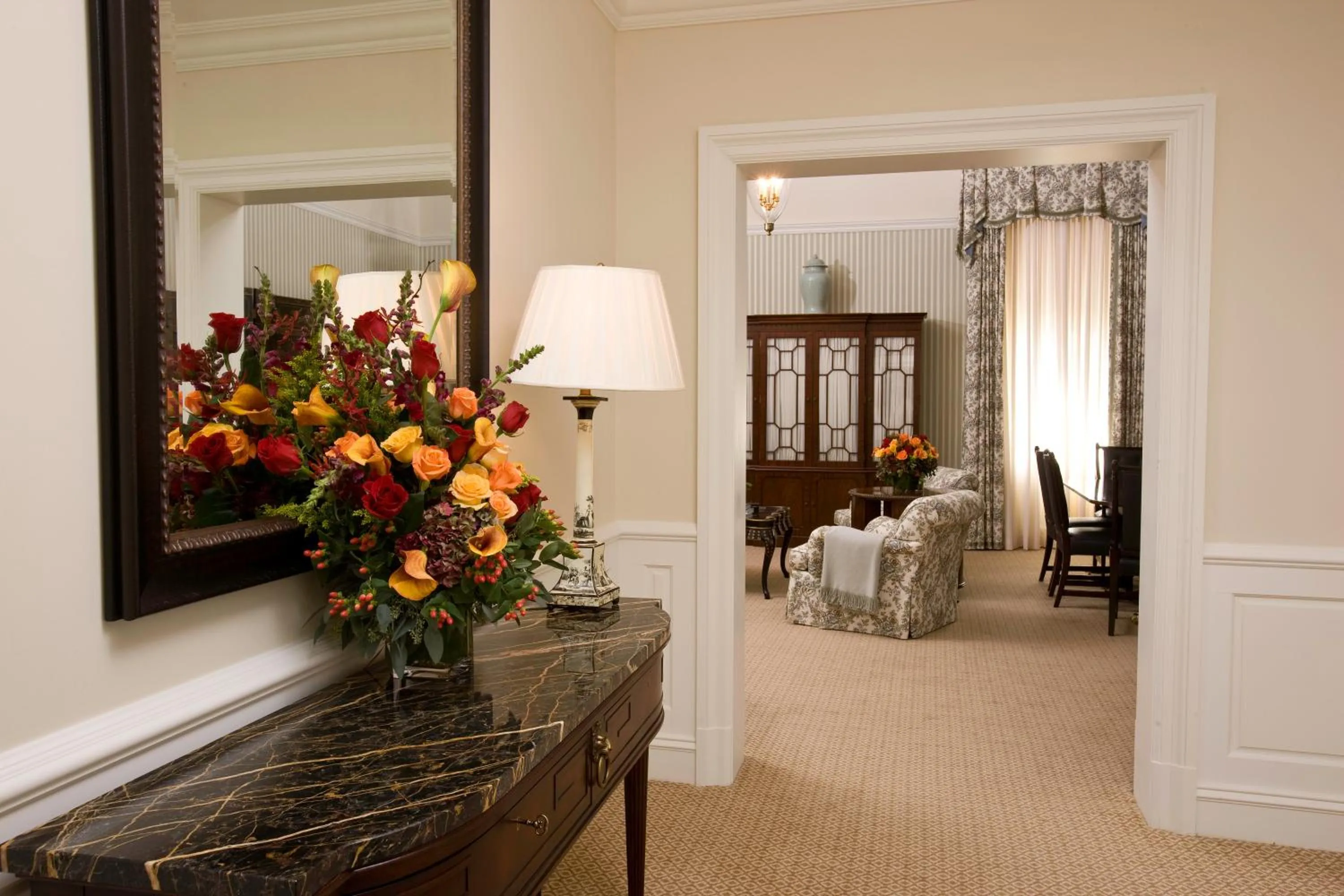 Living room in Capital Hotel