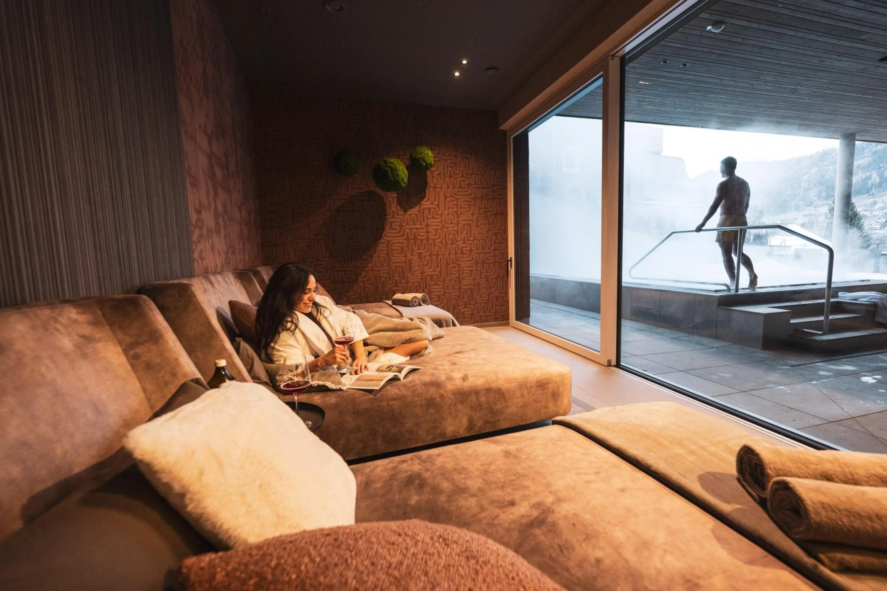 Spa and wellness centre/facilities in Alpine Boutique Hotel wollée