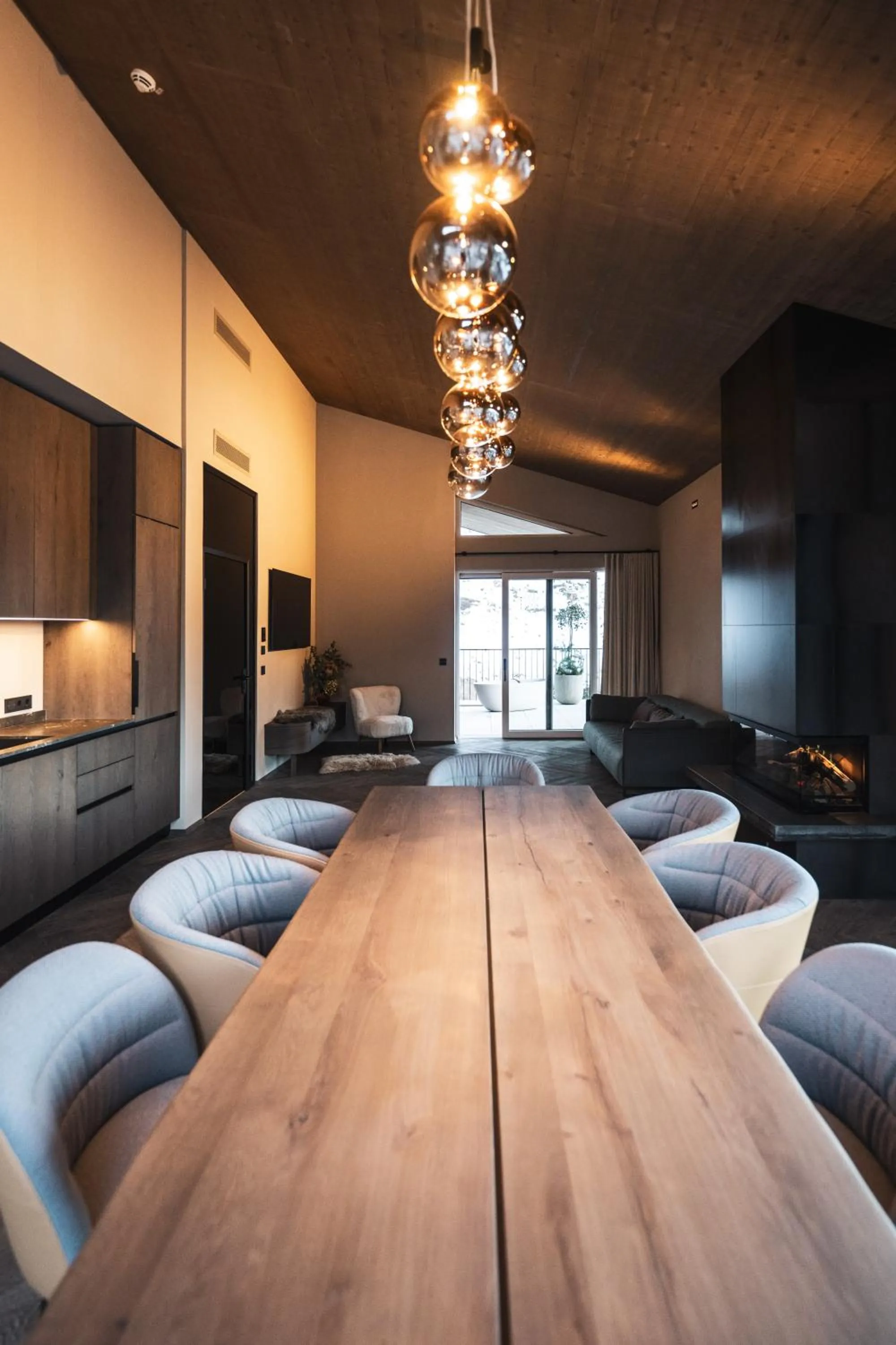 Kitchen or kitchenette in Alpine Boutique Hotel wollée