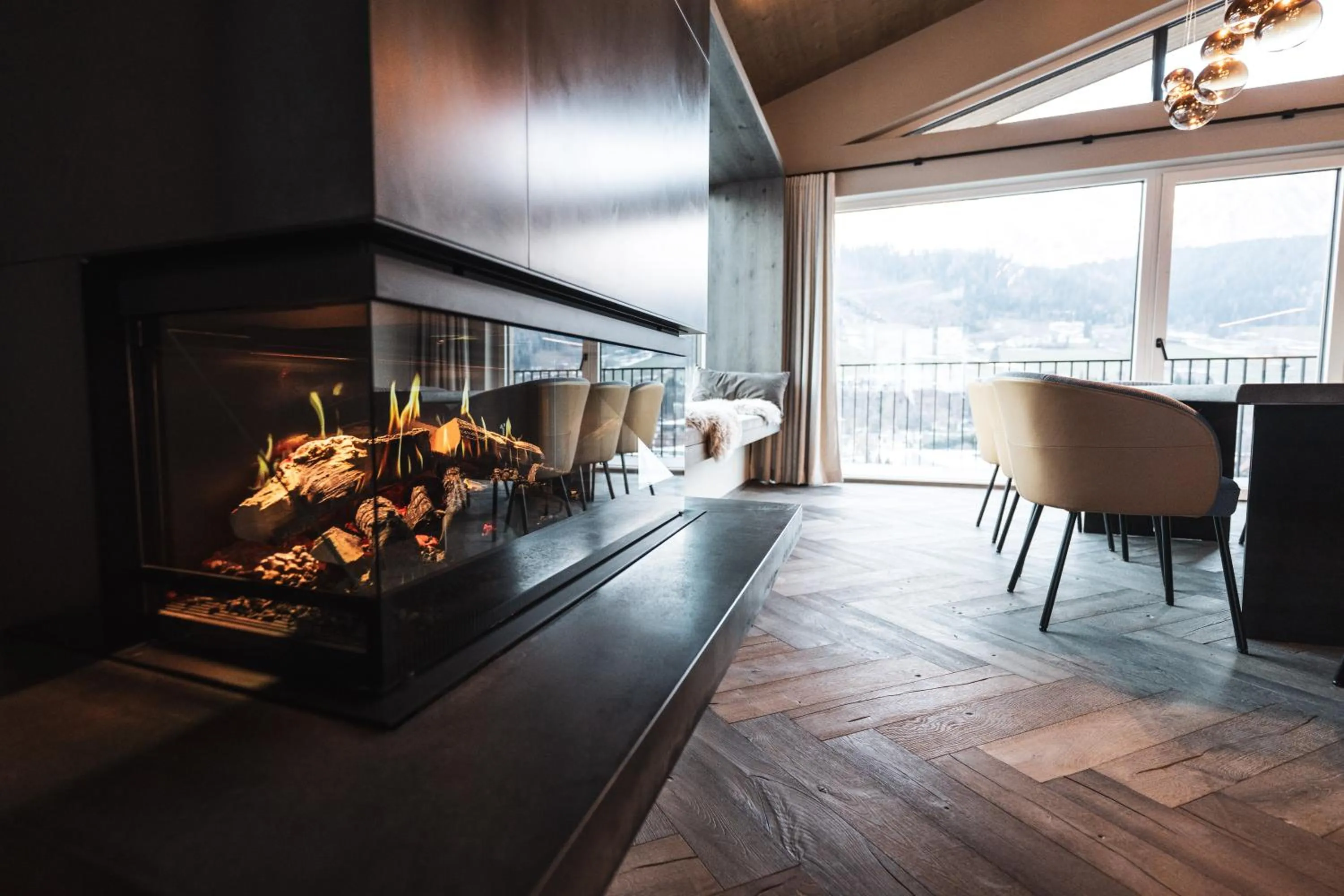 Living room in Alpine Boutique Hotel wollée
