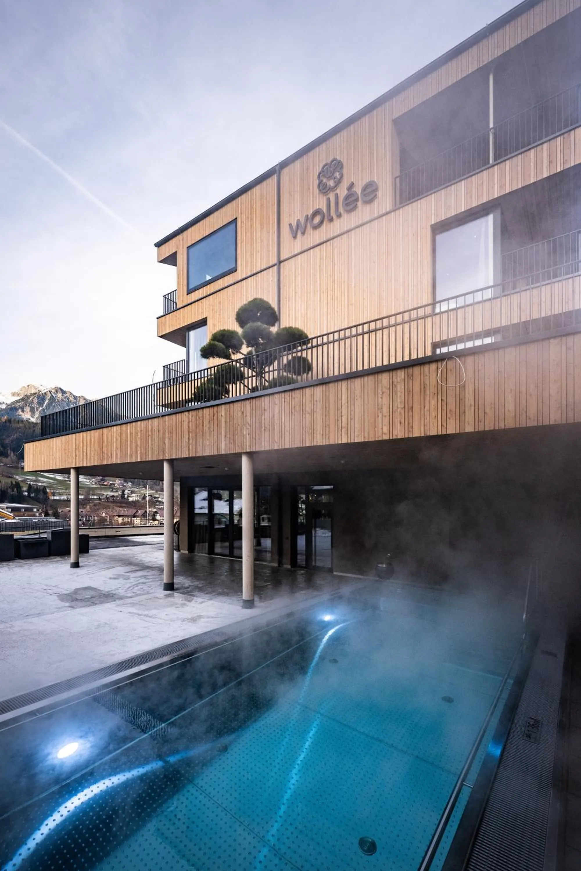 Swimming pool in Alpine Boutique Hotel wollée