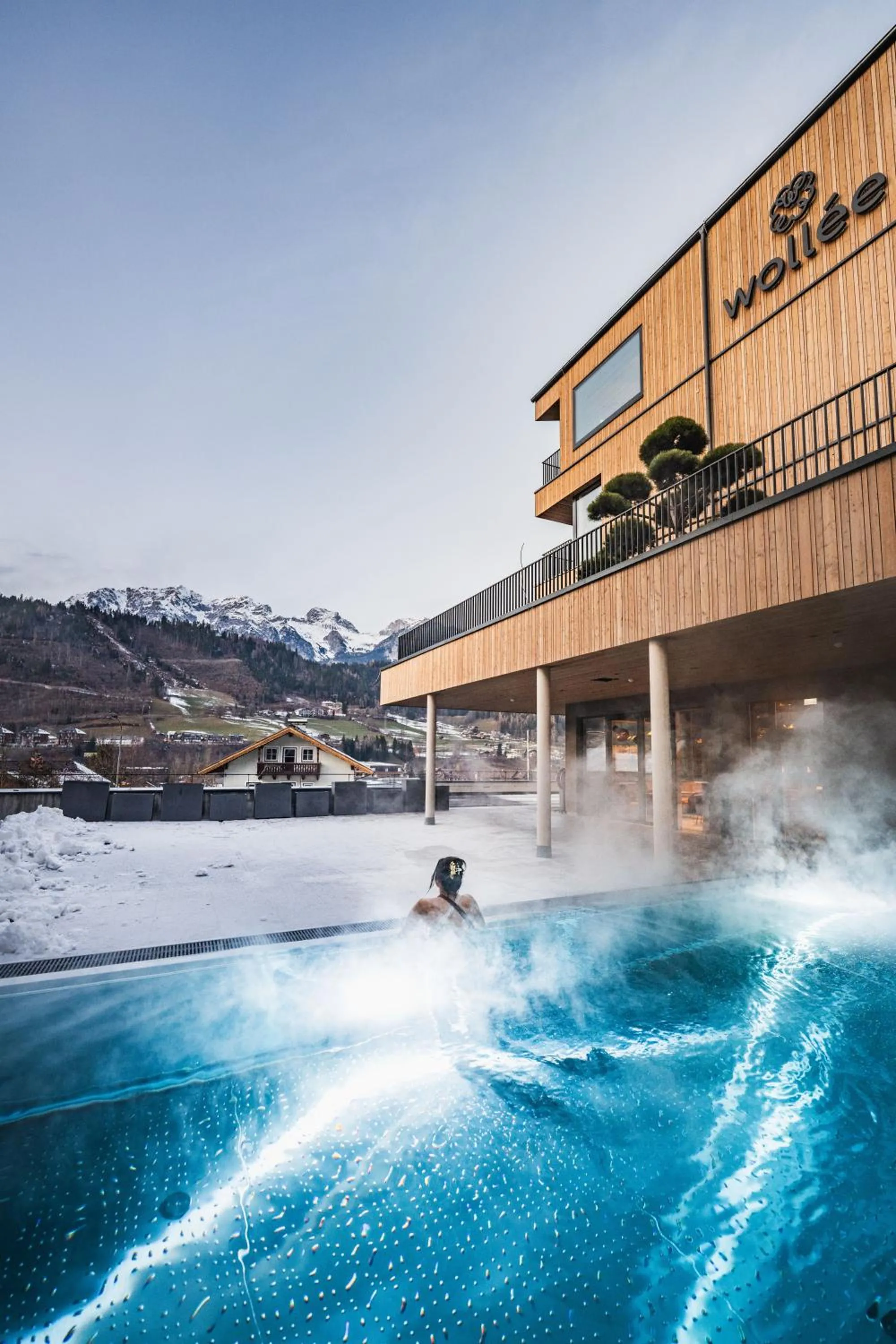Swimming pool in Alpine Boutique Hotel wollée