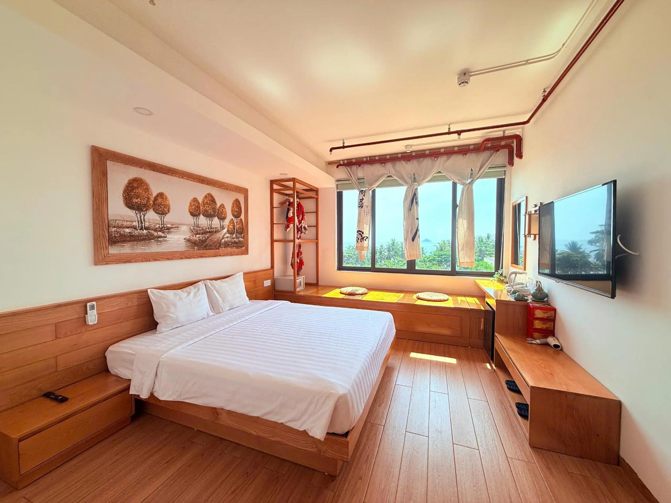 Bed in Fuji Boutique Hotel Nha Trang