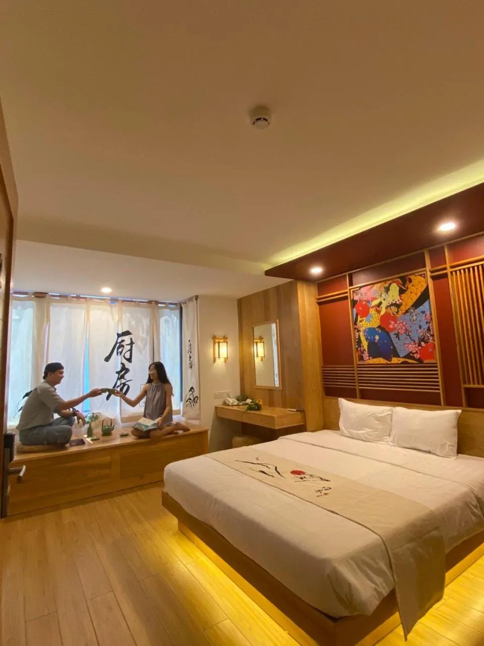 Bed in Fuji Boutique Hotel Nha Trang