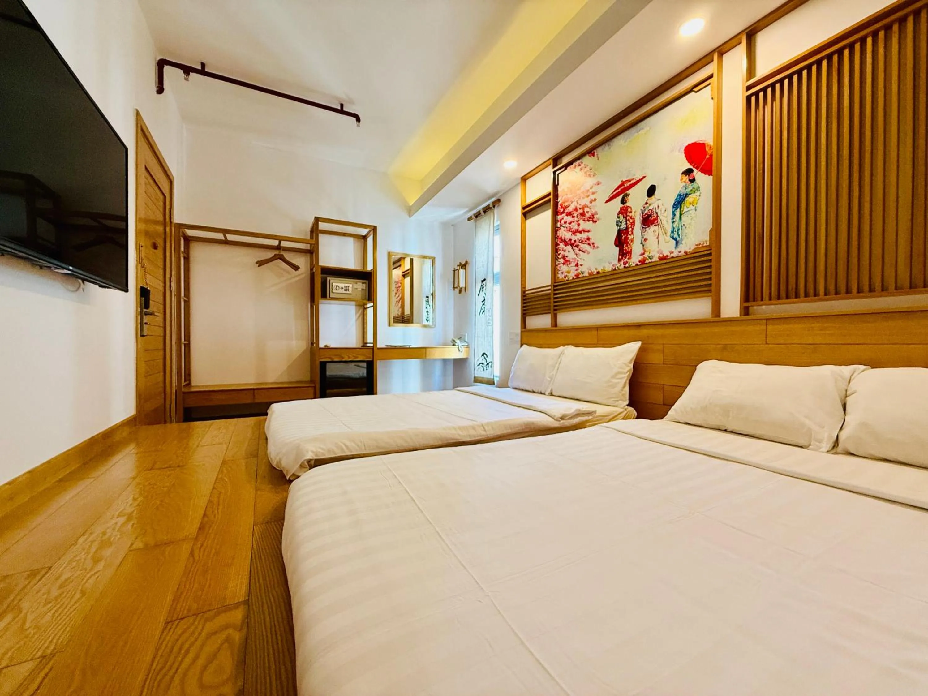 Bed in Fuji Boutique Hotel Nha Trang