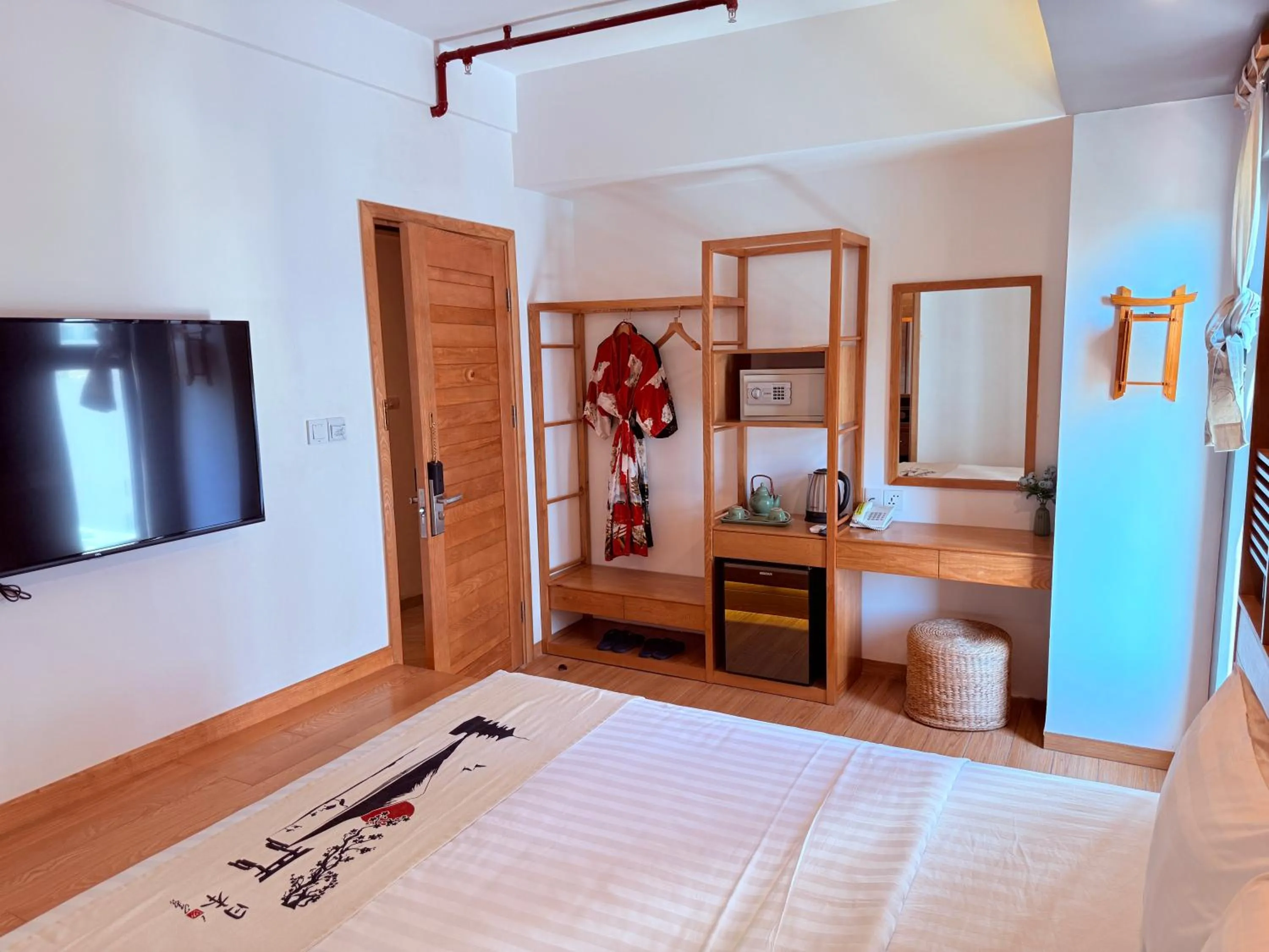 Bed in Fuji Boutique Hotel Nha Trang