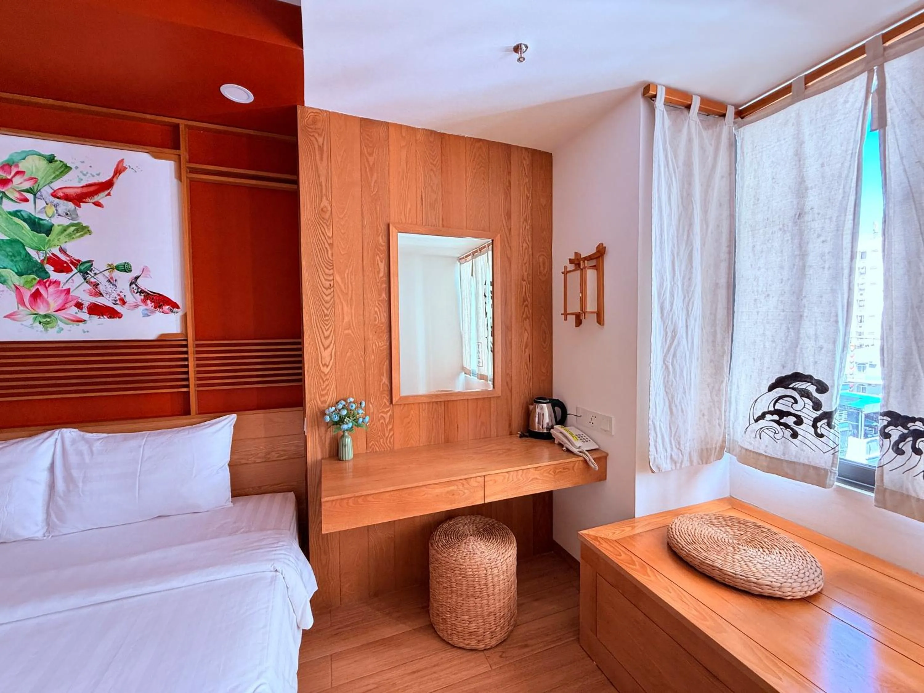 Bed in Fuji Boutique Hotel Nha Trang