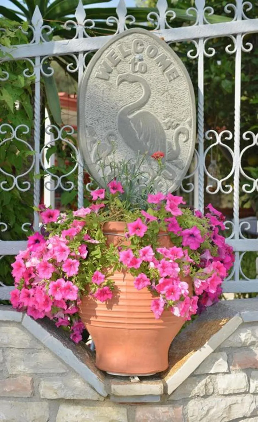 Facade/entrance in Flamingo Apartments Moraitika Corfu