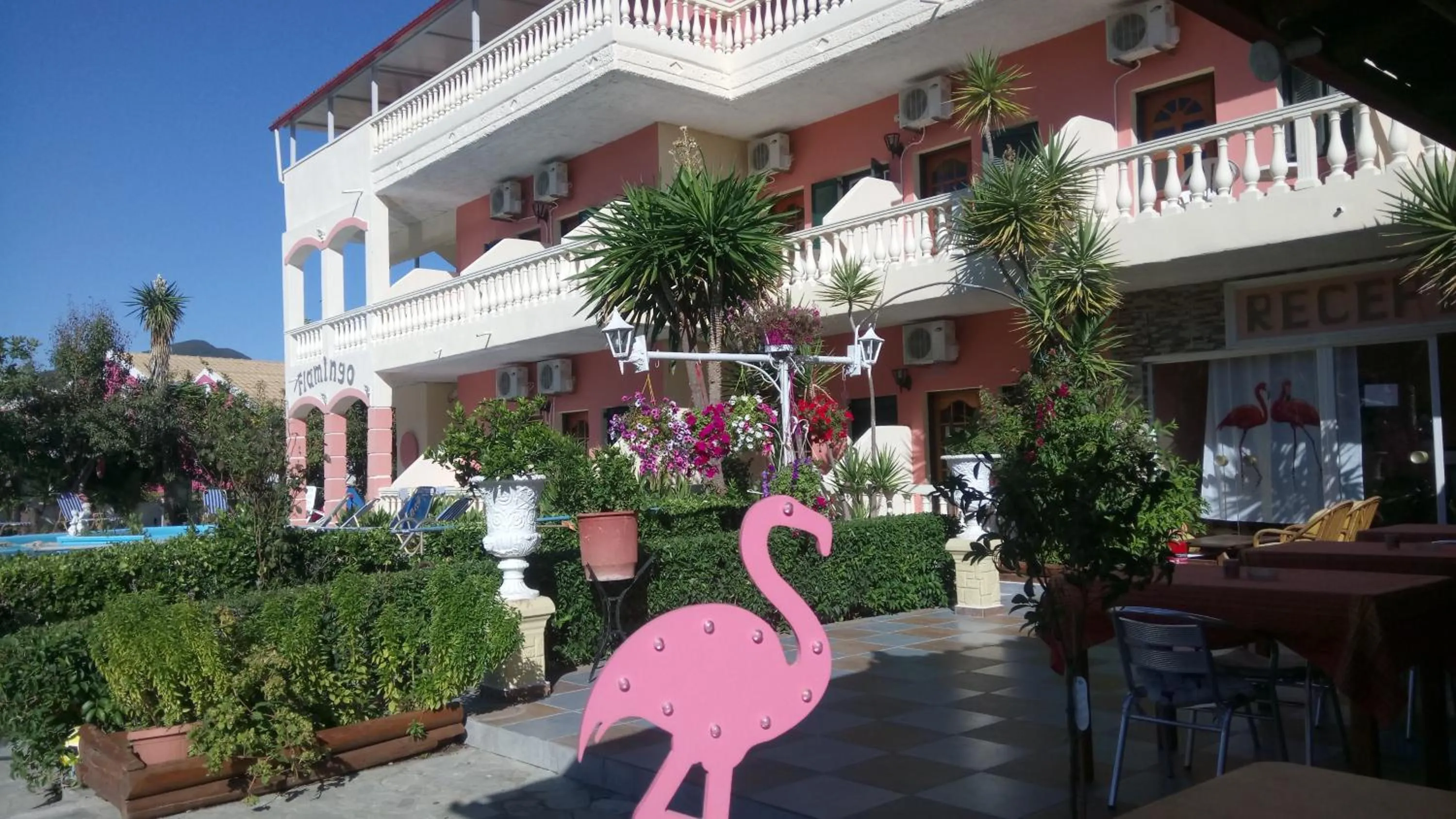 Property building in Flamingo Apartments Moraitika Corfu