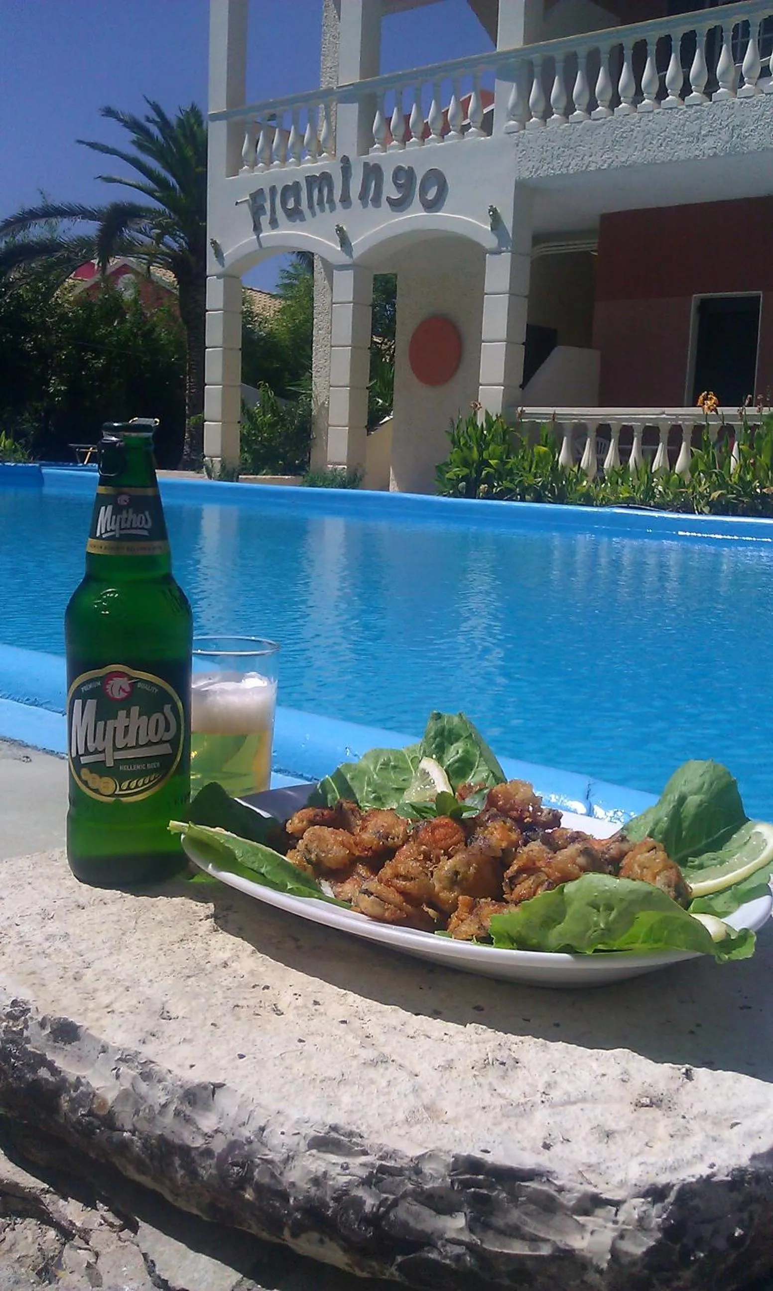 Food and drinks in Flamingo Apartments Moraitika Corfu