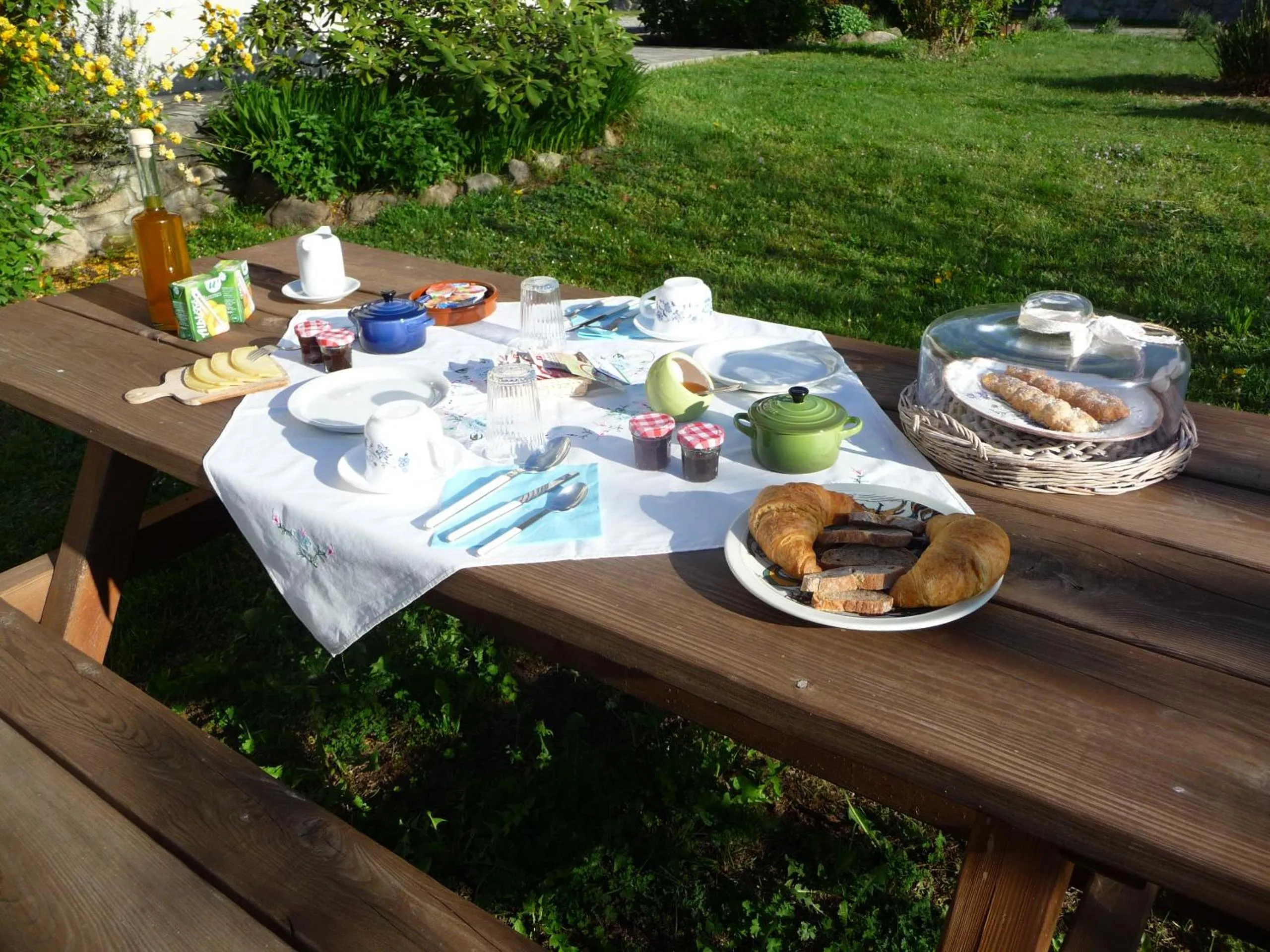 Garden in B&B 'L Cumbalot