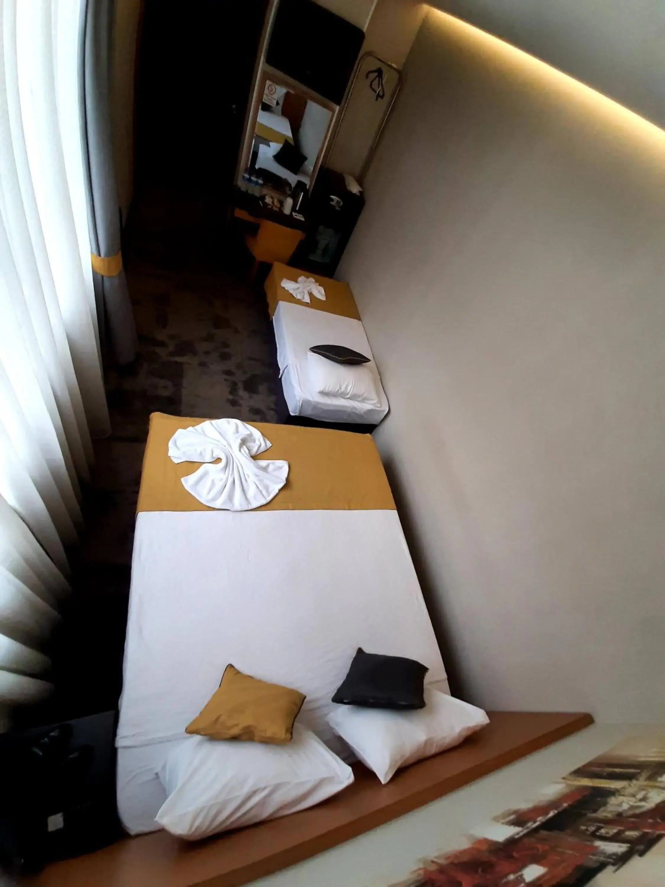 Bed in Sapko Airport Hotel Bed in Sapko Airport Hotel