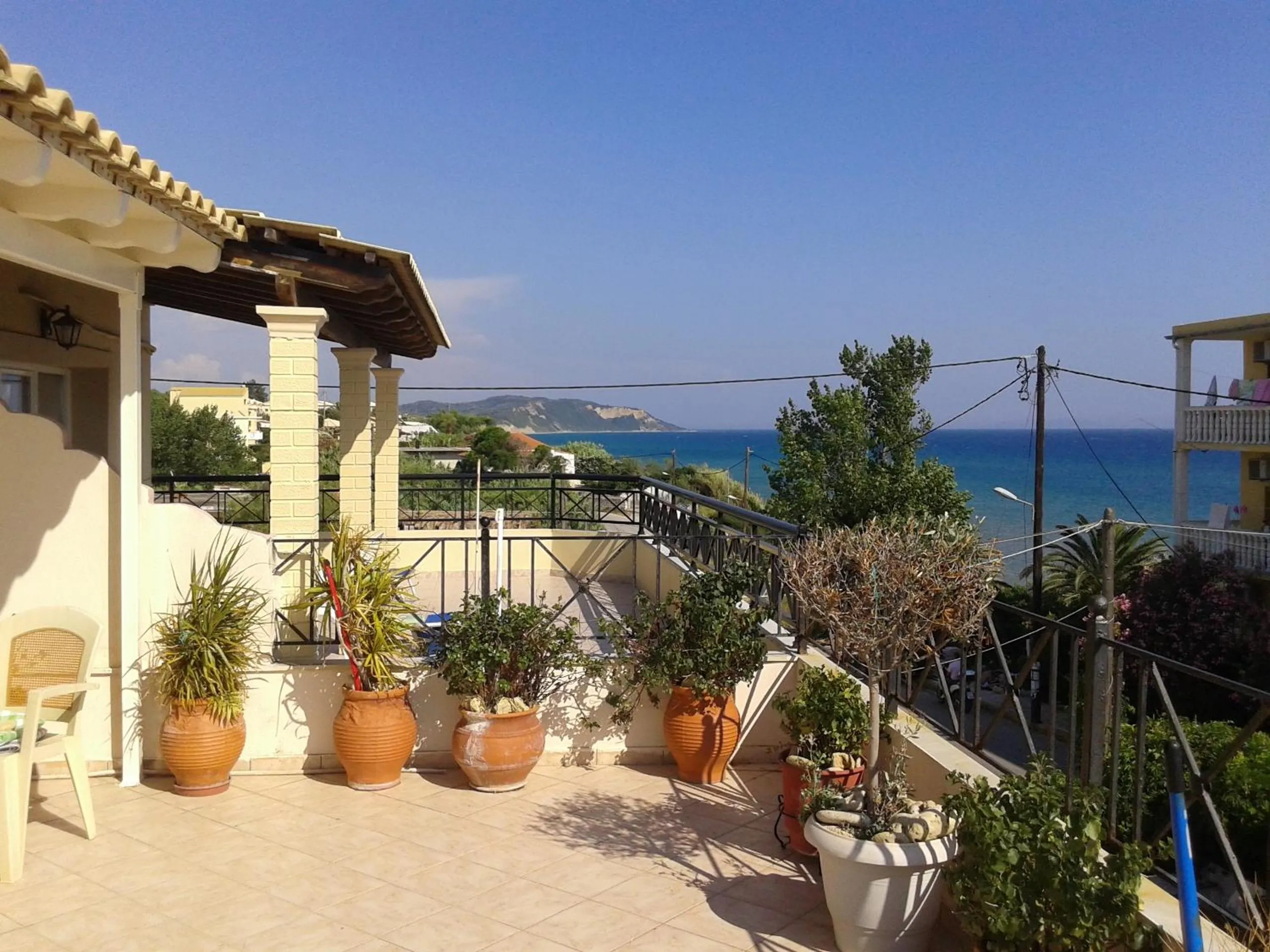 Balcony/Terrace in Foivos Seaside Apartments