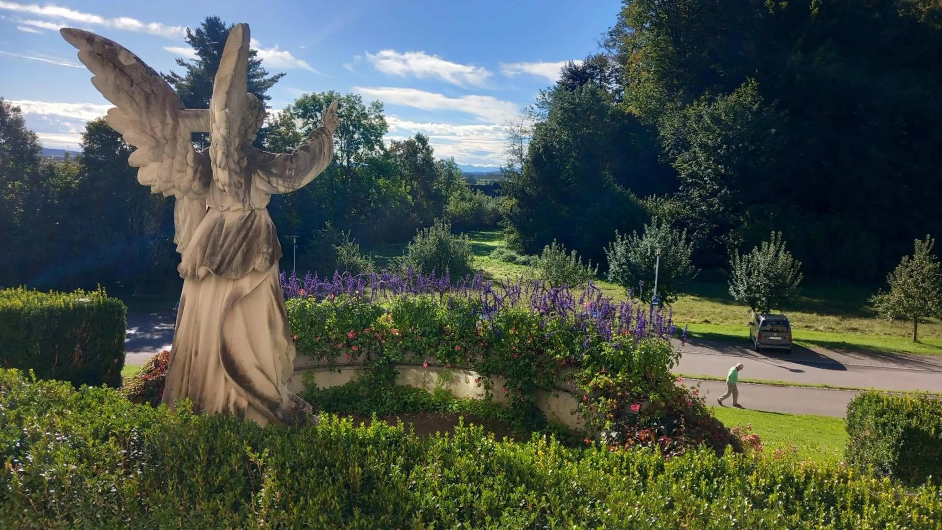 Garden view in Kloster Bonlanden