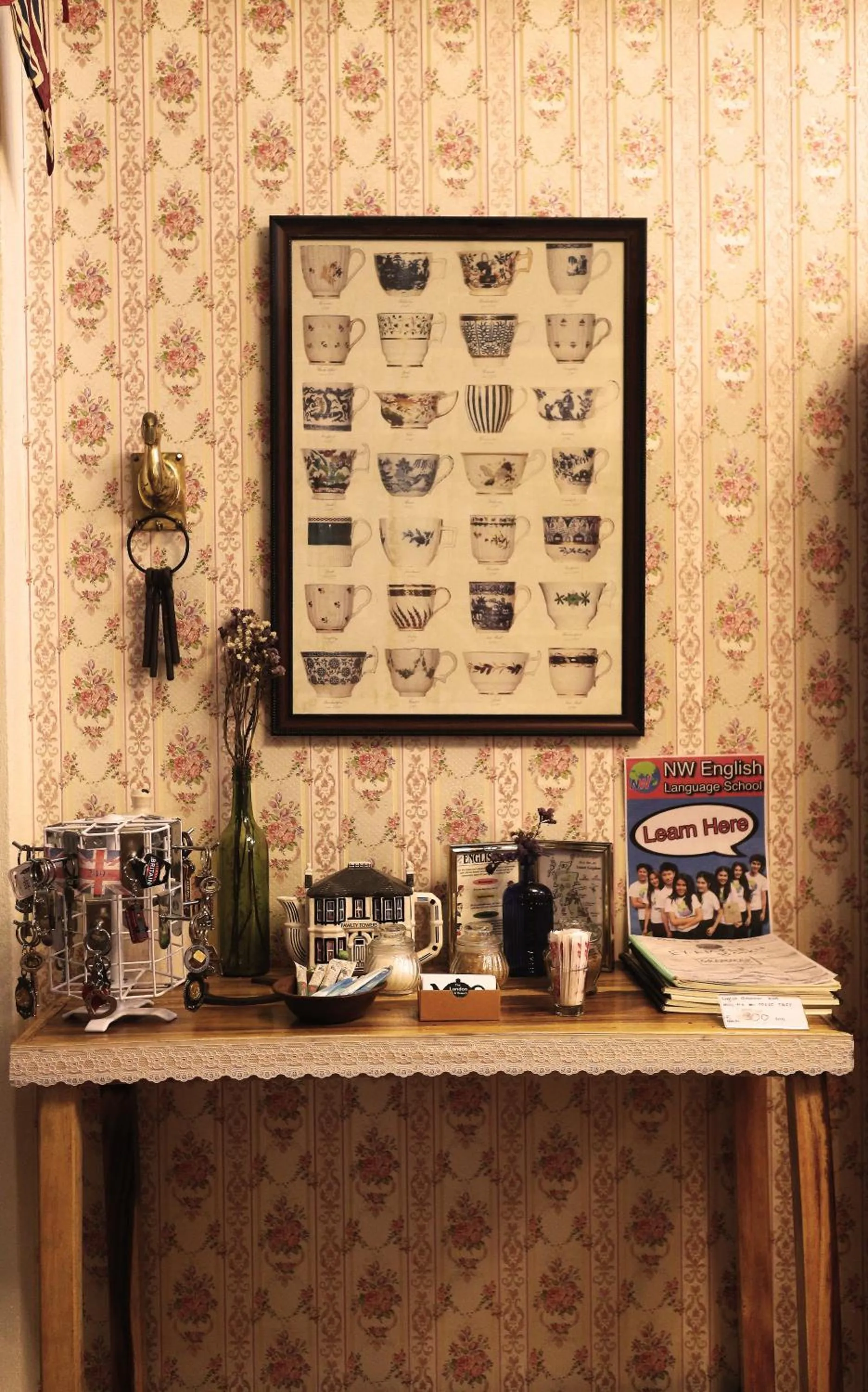 Decorative detail in The London Tearoom