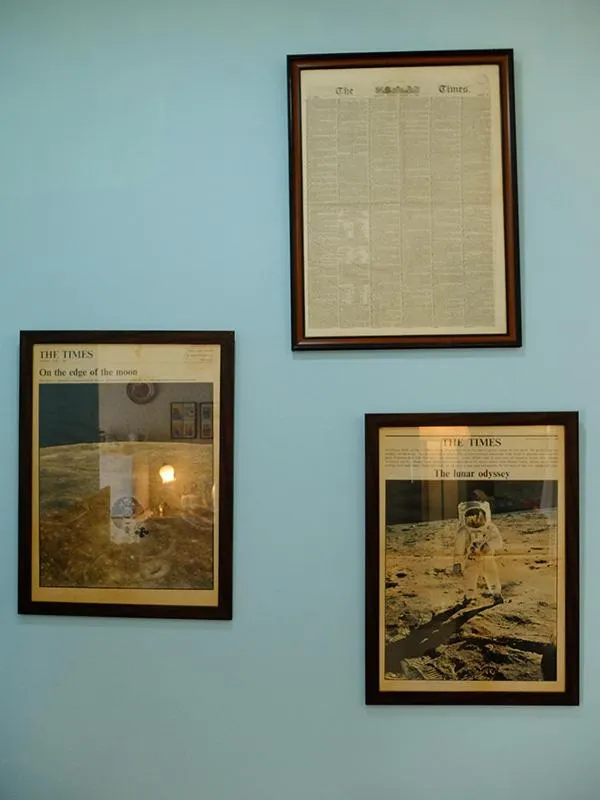 Decorative detail in The London Tearoom