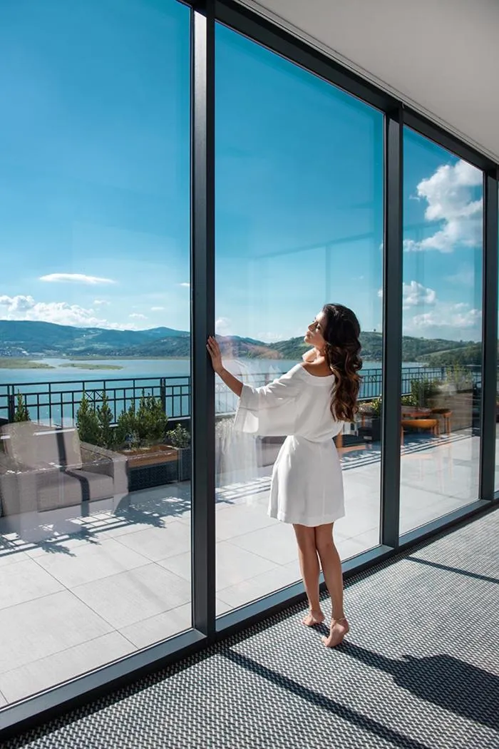 Property building in Heron Live Hotel Marina & SPA