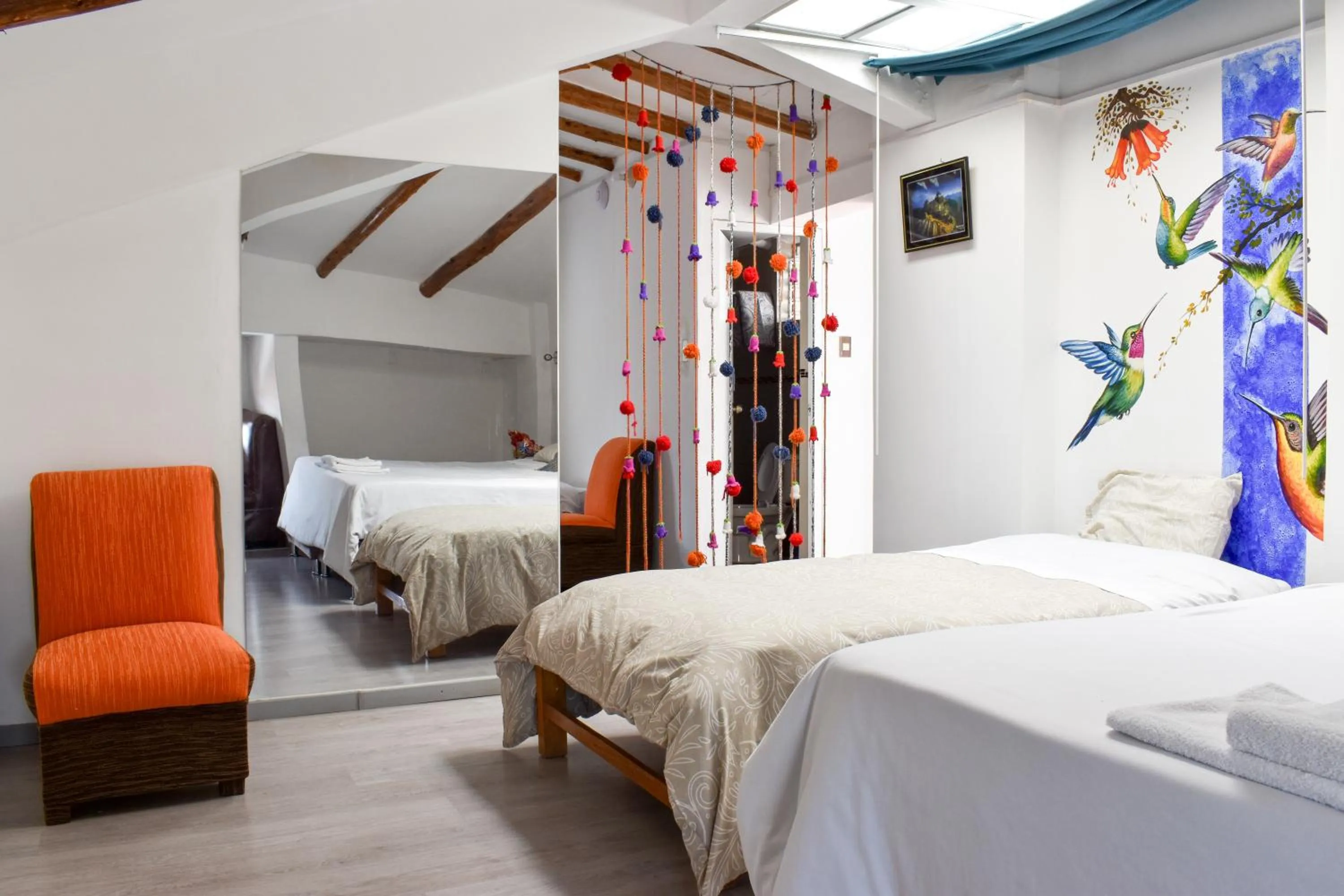 Bed in Apart Hotel El Puma