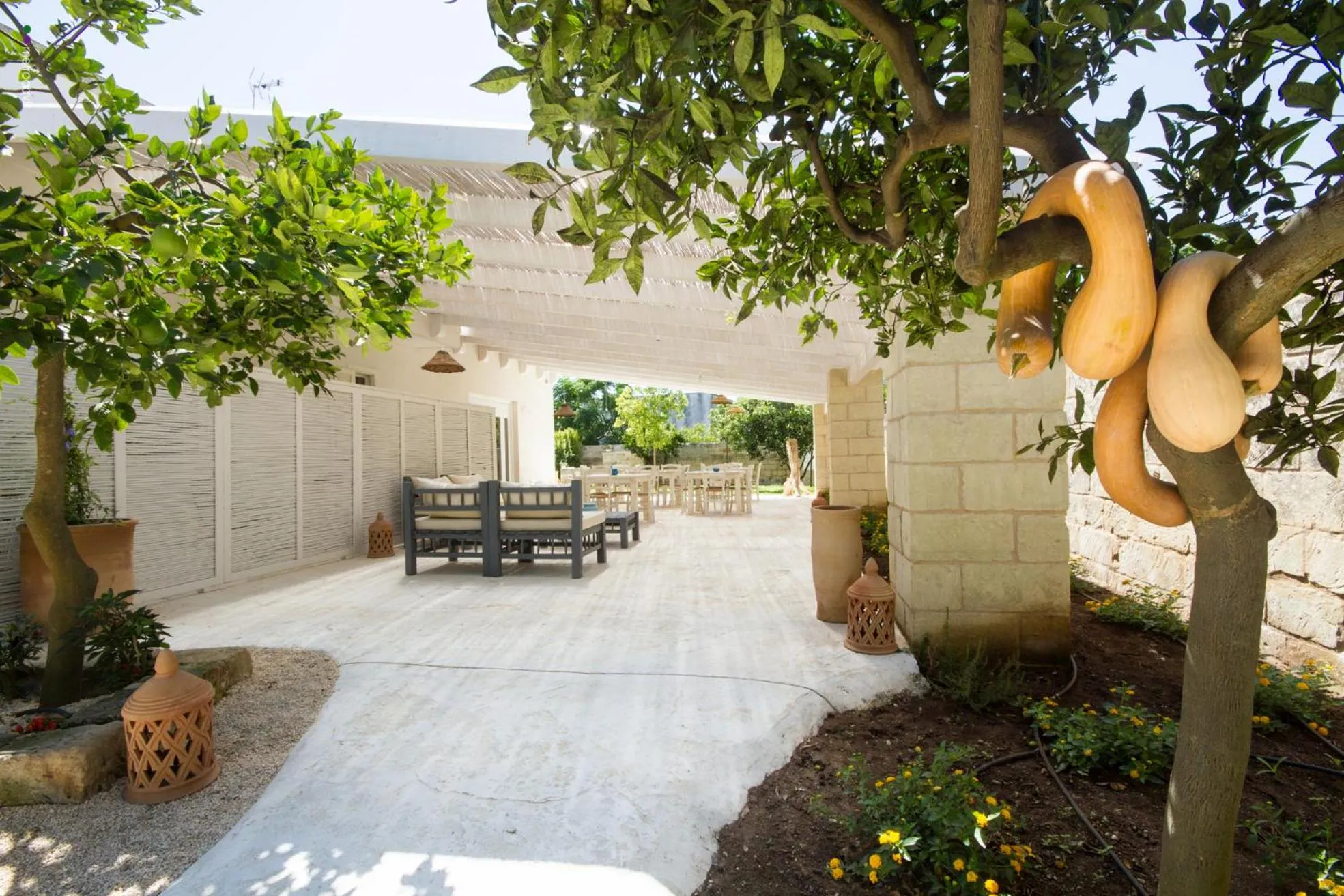 Patio in Agriturismo La Turrita