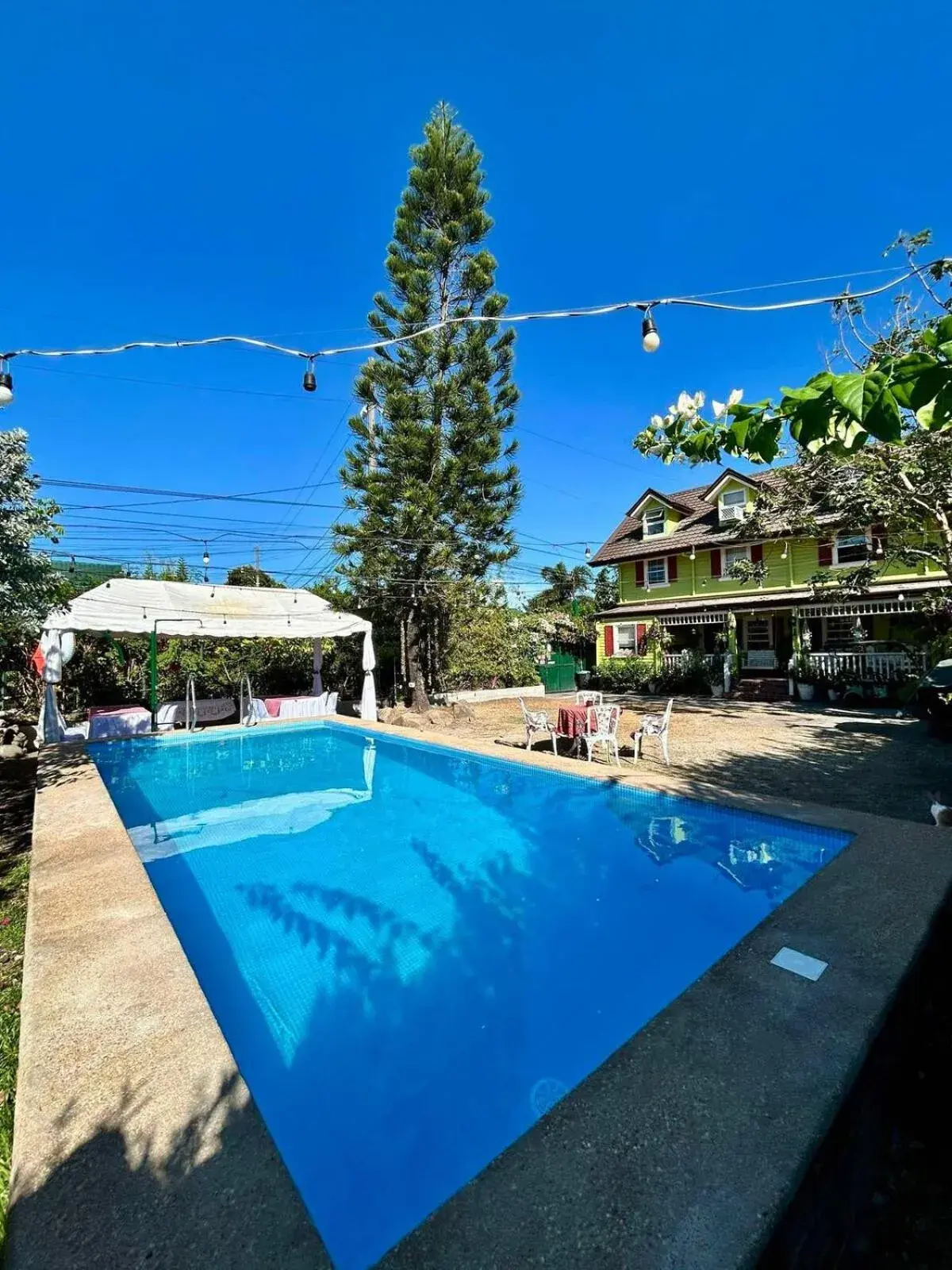 Swimming pool in Madie's Place B&B with Private Pool in Santa Rosa near Enchanted Kingdom Swimming pool in Madie's Place B&B with Private Pool in Santa Rosa near Enchanted Kingdom