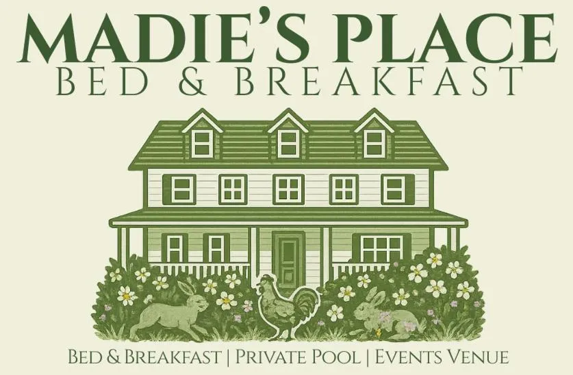 Logo/Certificate/Sign in Madie's Place B&B with Private Pool in Santa Rosa near Enchanted Kingdom