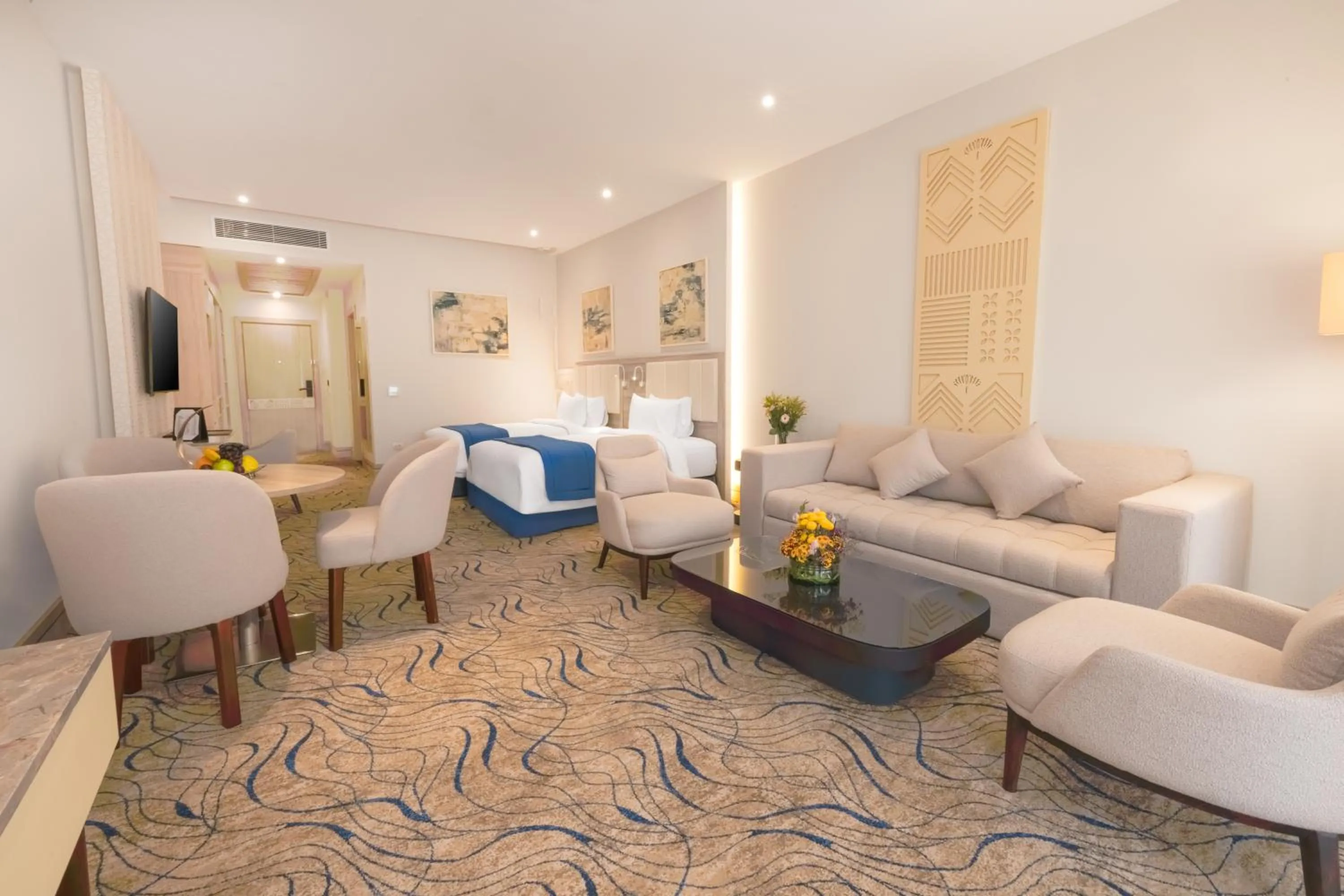 Living room in Helnan Antoniades Palace Hotel