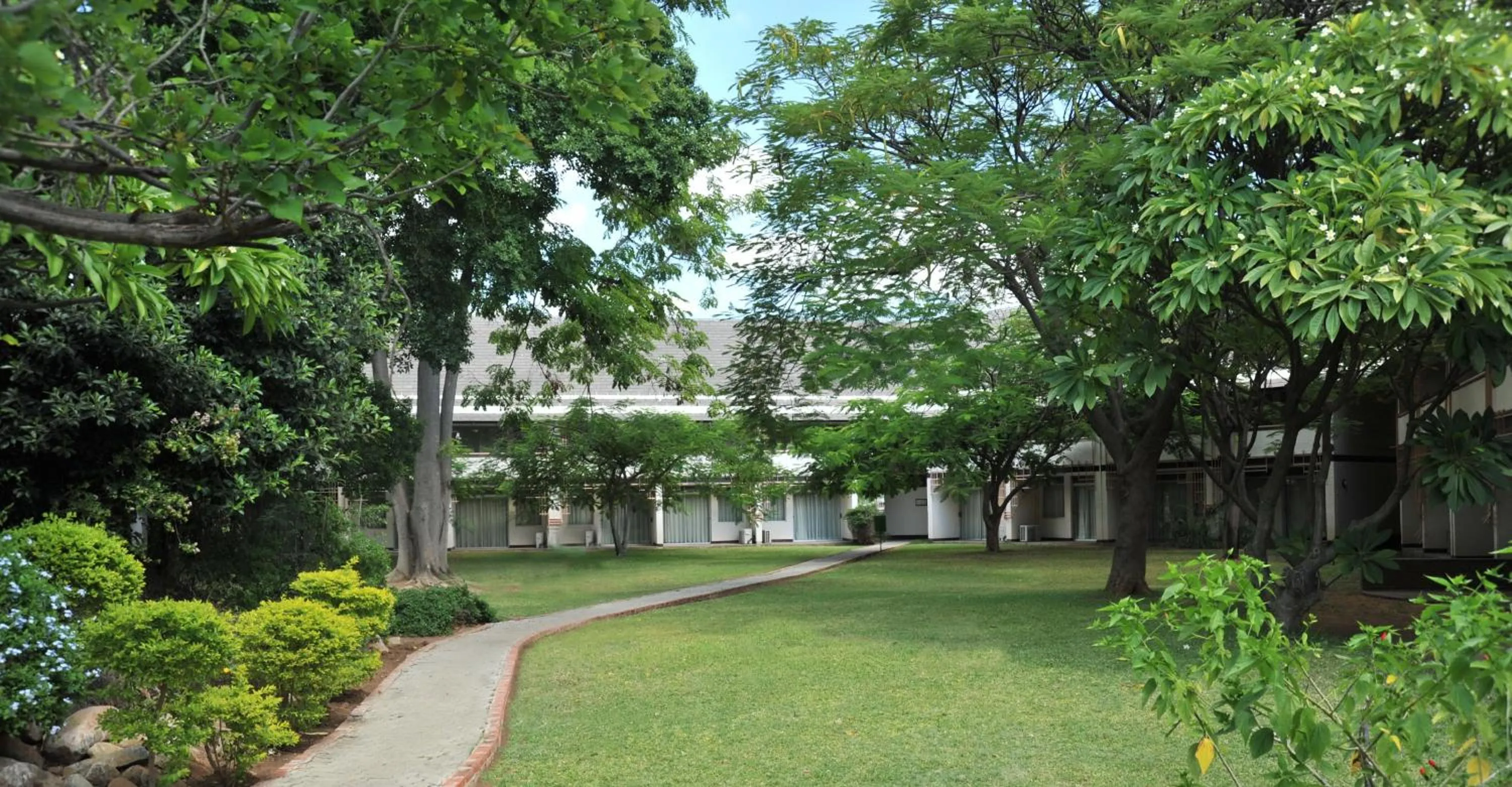 Garden view in Cresta Thapama Hotel