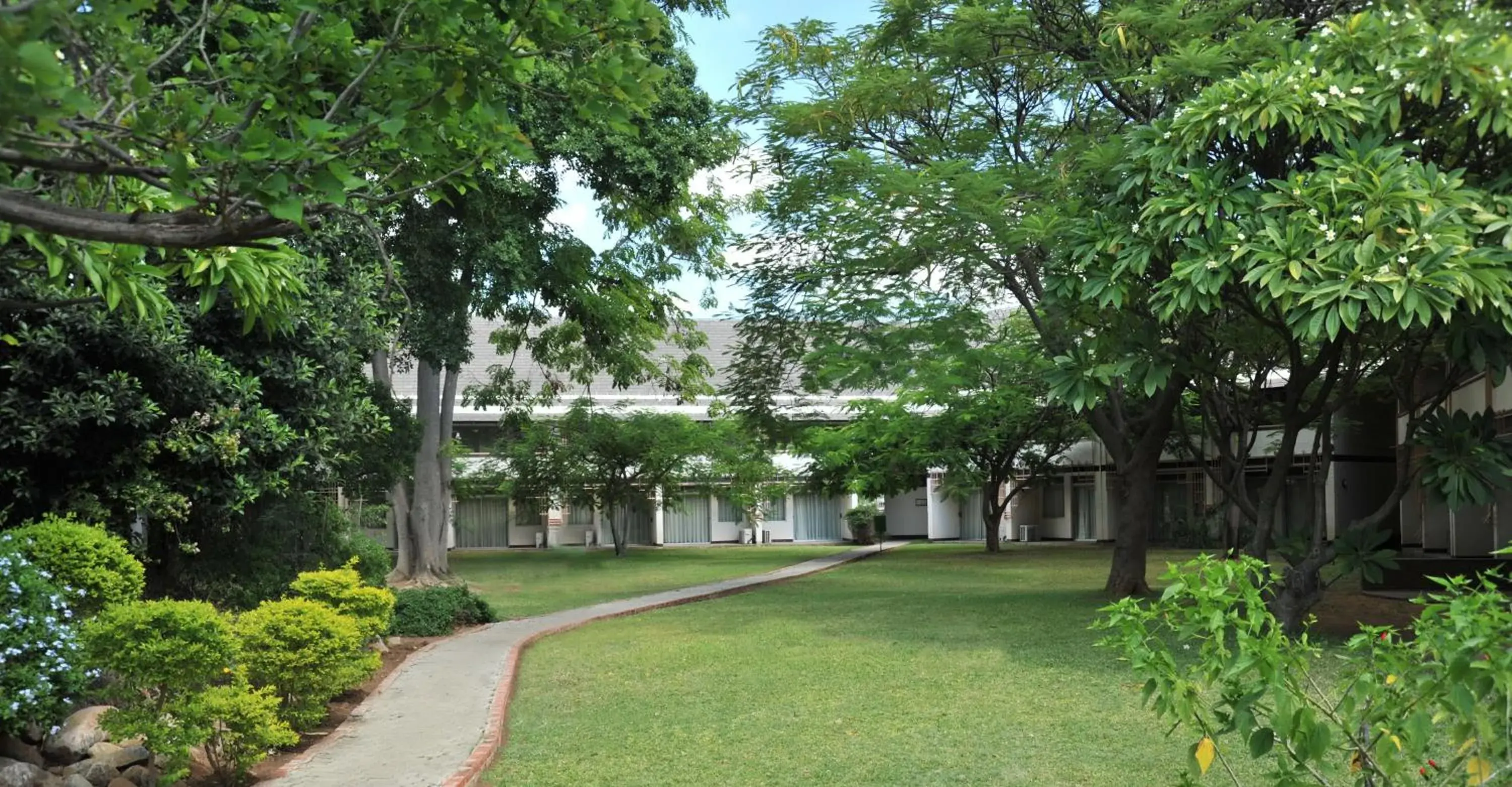 Garden view in Cresta Thapama Hotel Garden view in Cresta Thapama Hotel