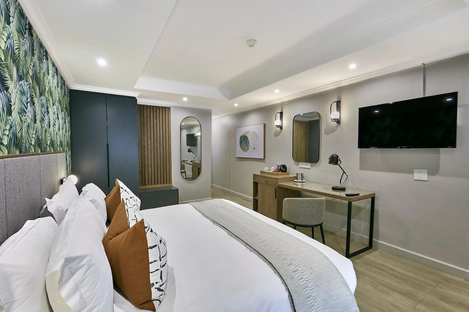 Bed in Cresta Thapama Hotel