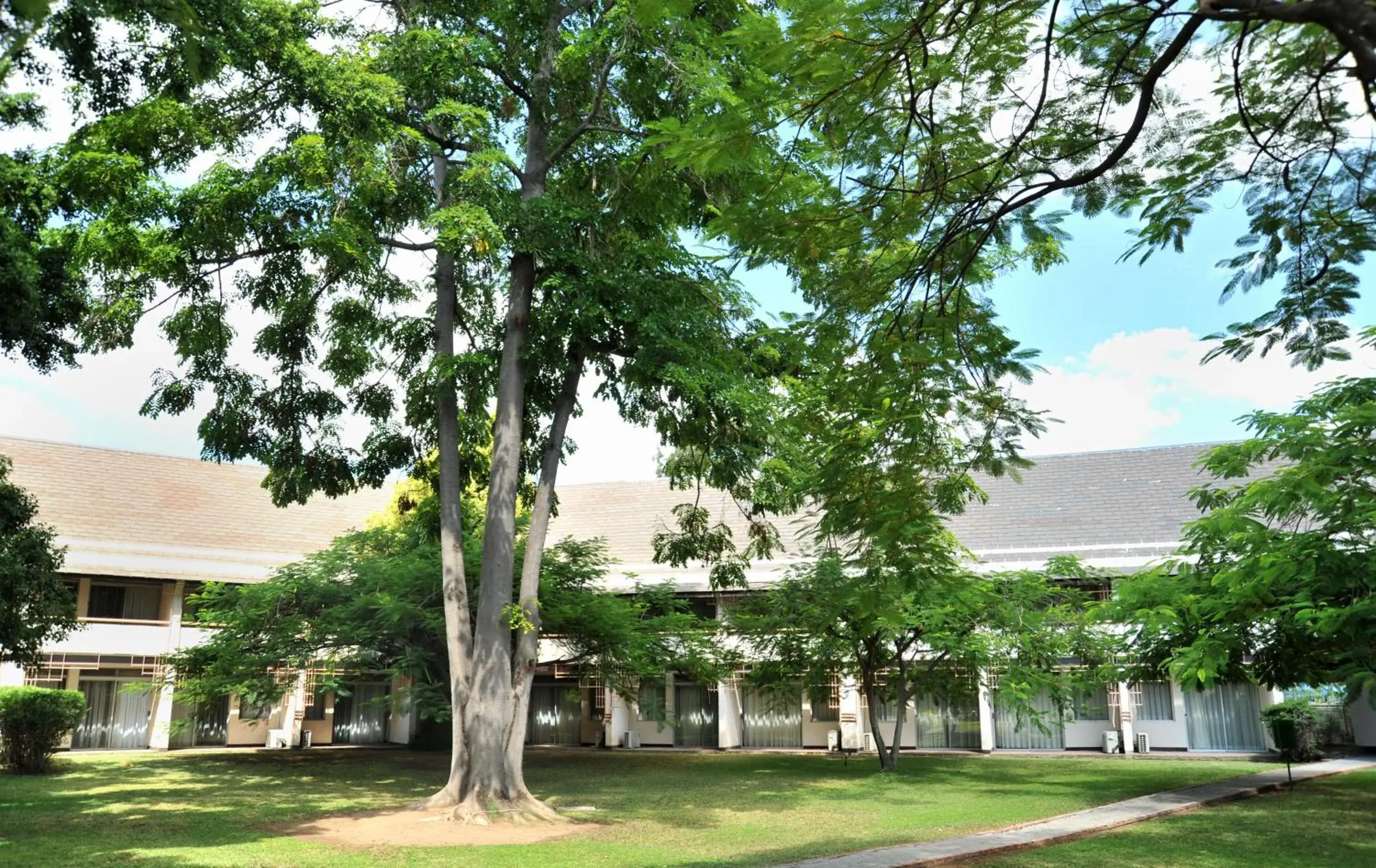 Garden view in Cresta Thapama Hotel Garden view in Cresta Thapama Hotel