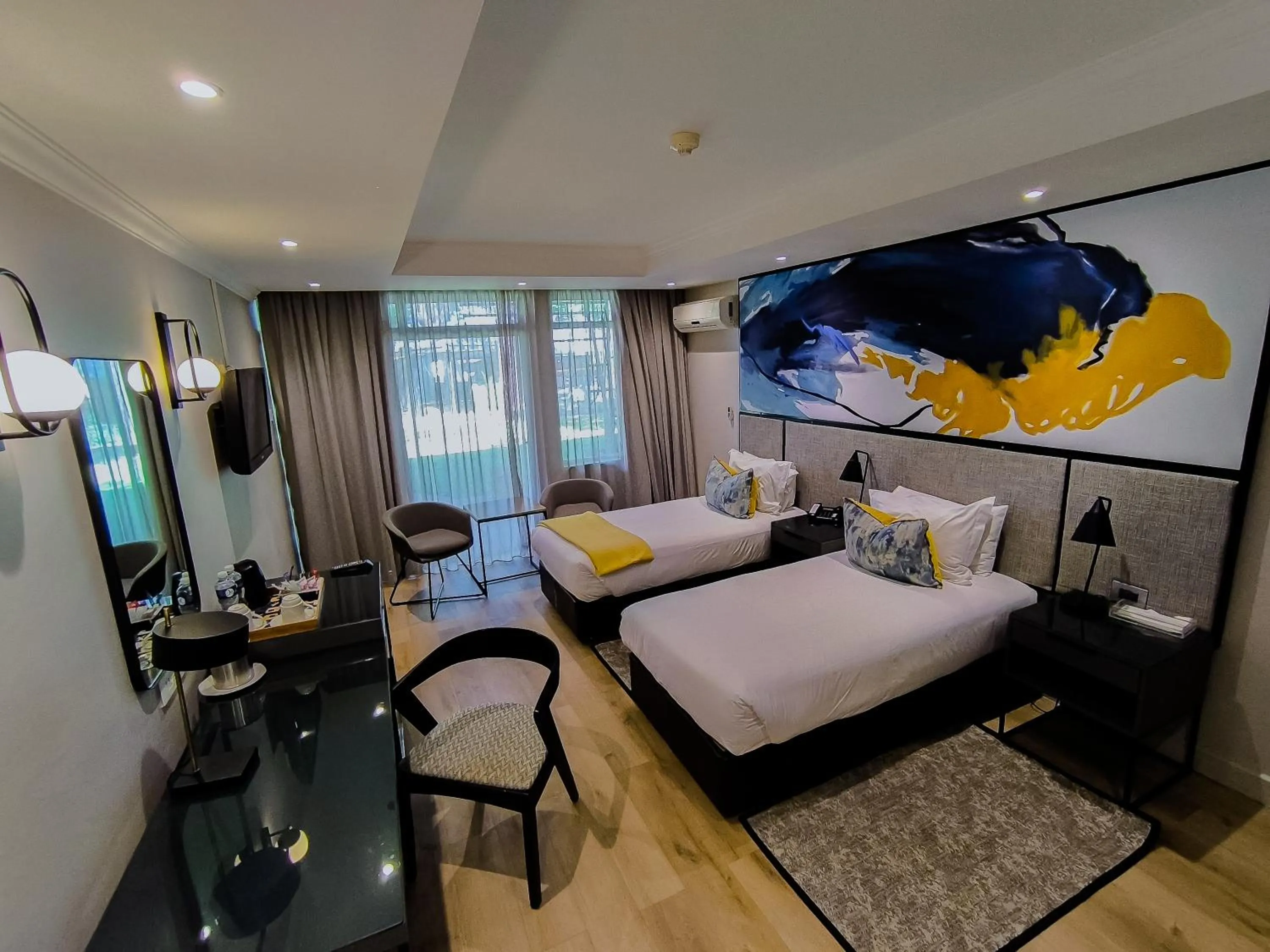 Bed in Cresta Thapama Hotel