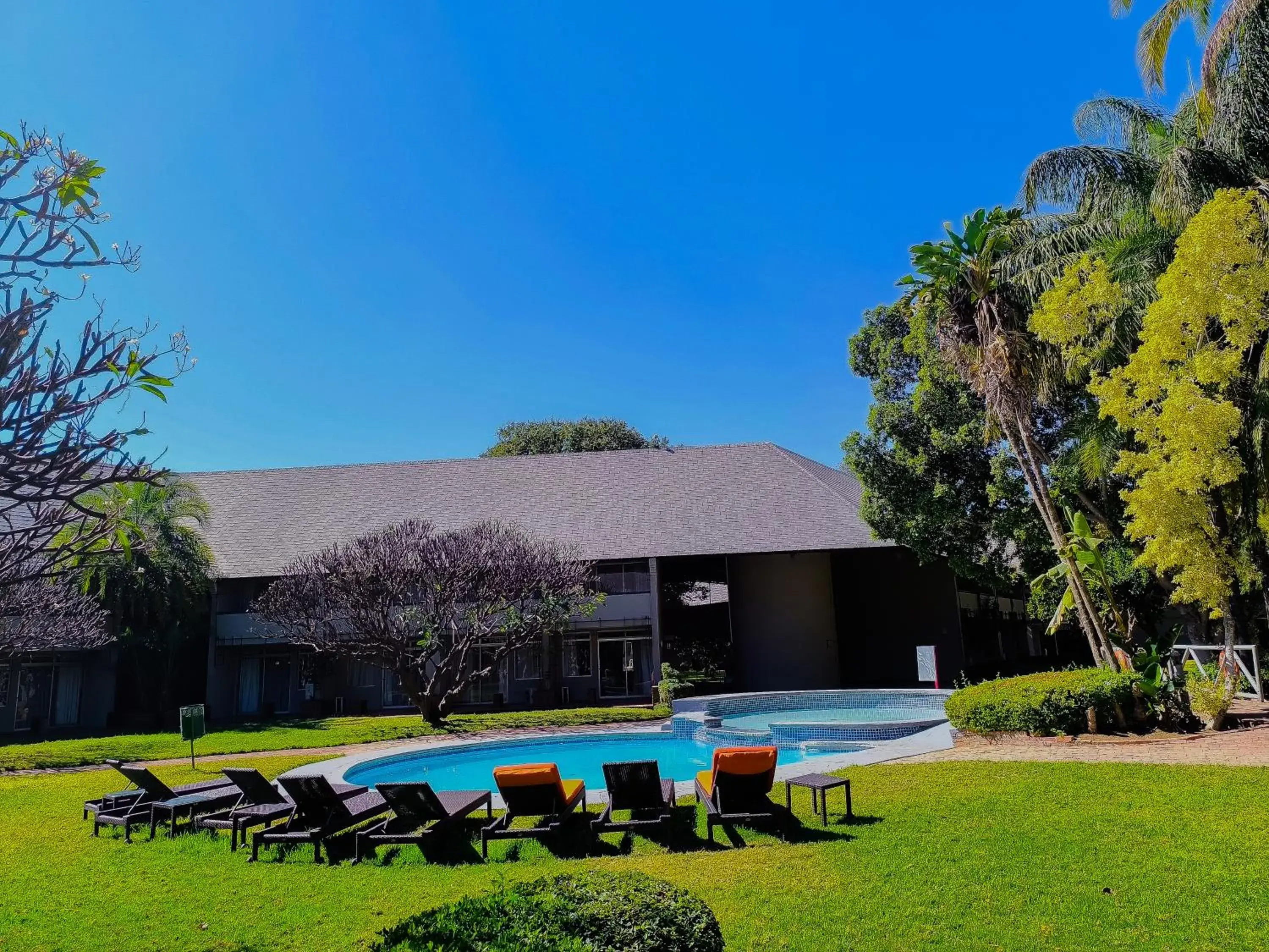 Swimming pool in Cresta Thapama Hotel Swimming pool in Cresta Thapama Hotel