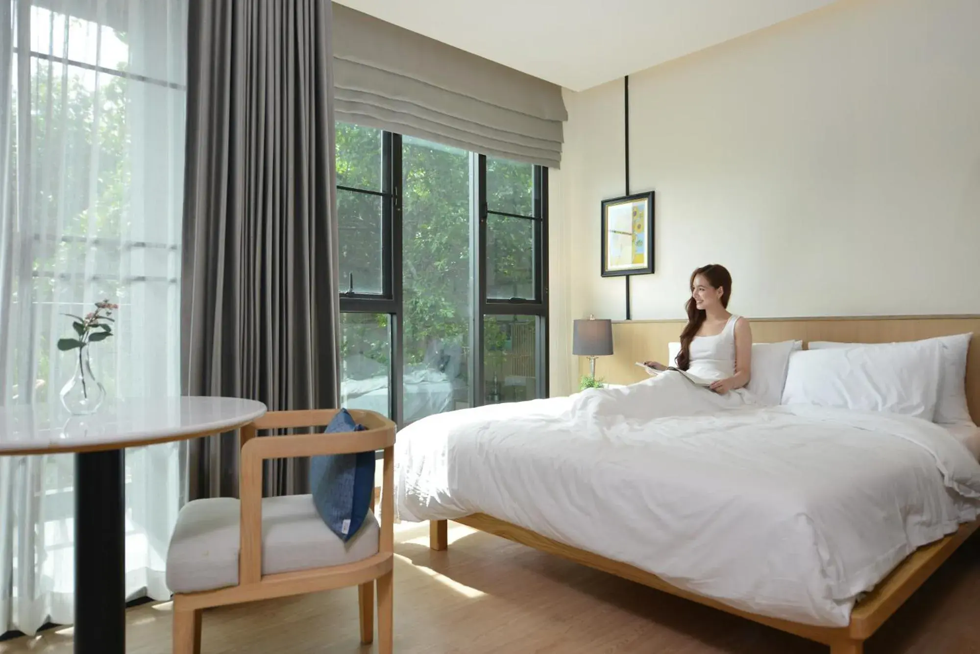 Bed in SENS Hotel Bed in SENS Hotel