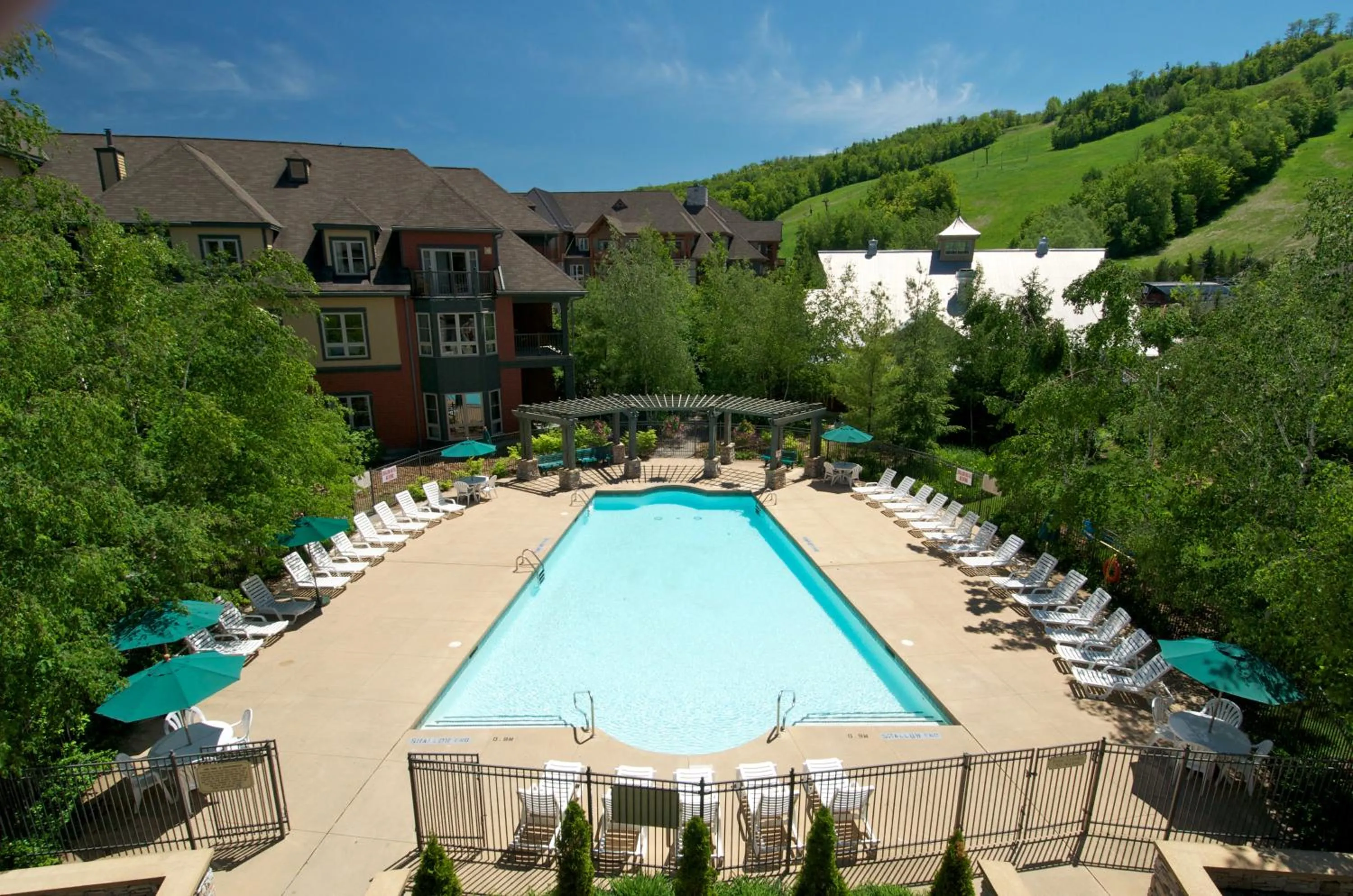 Pool view in Blue Mountain Resort Village Suites