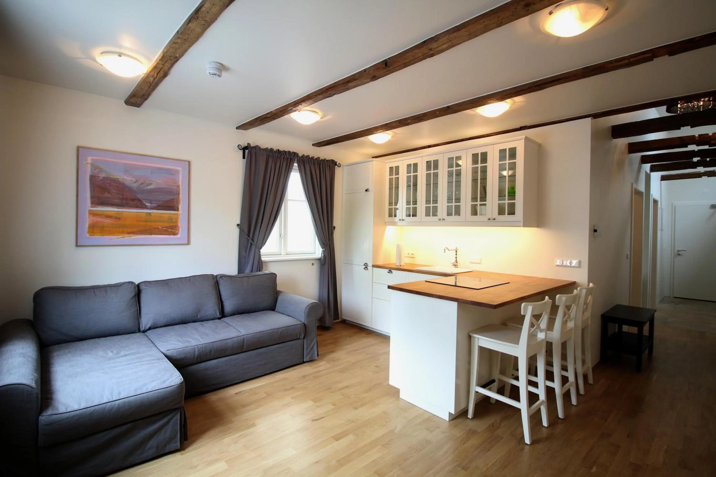 Kitchen or kitchenette in Acco Ice Apartments