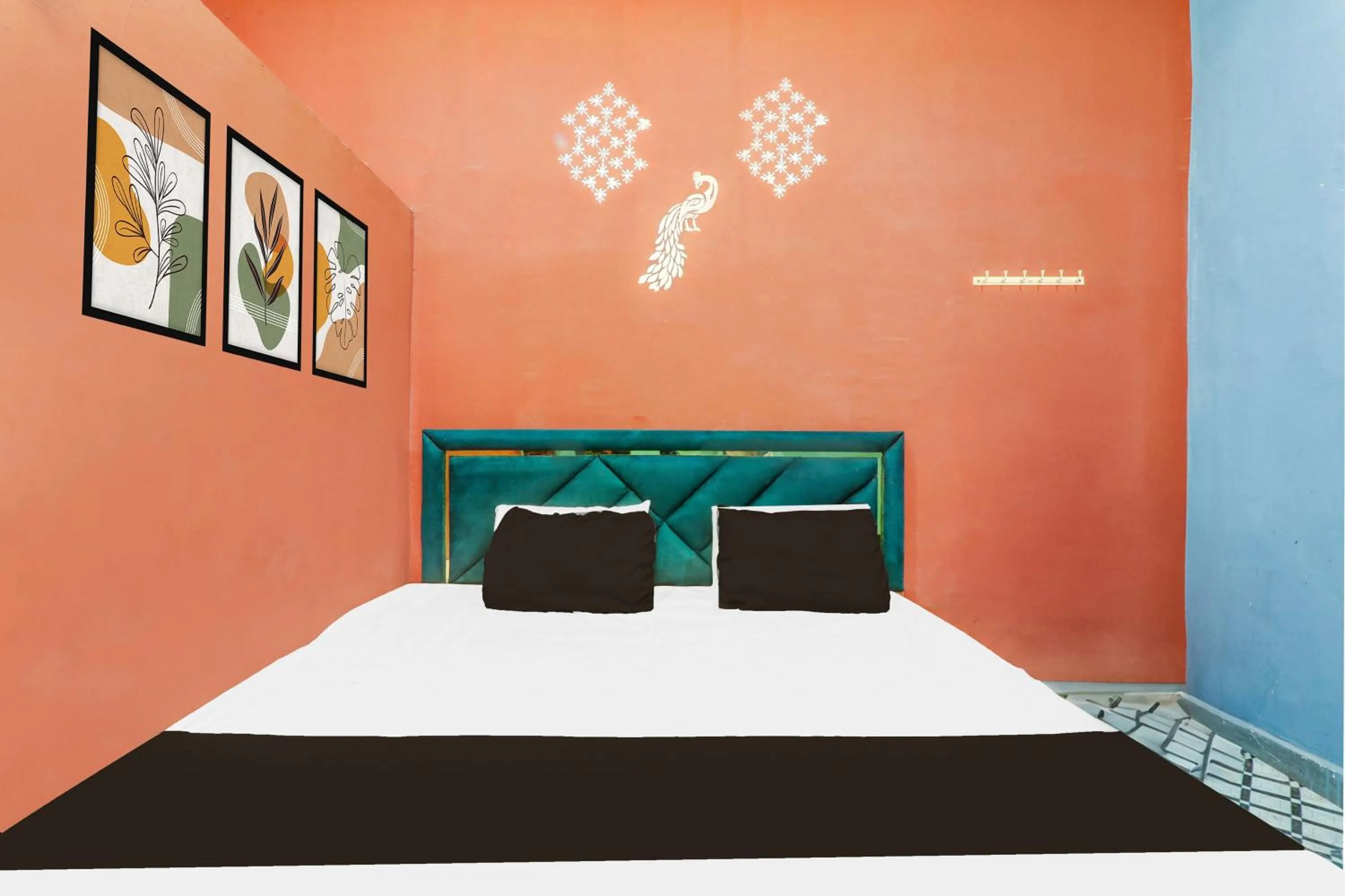 Bedroom, Bed in SPOT ON D S Hotel