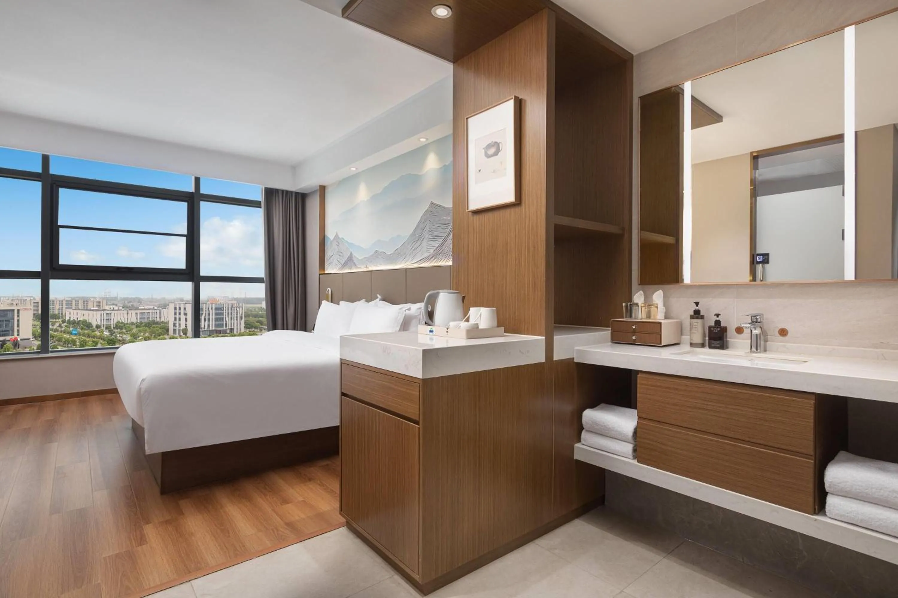 Photo of the whole room in Days Hotel by Wyndham Yancheng Hi-tech Park