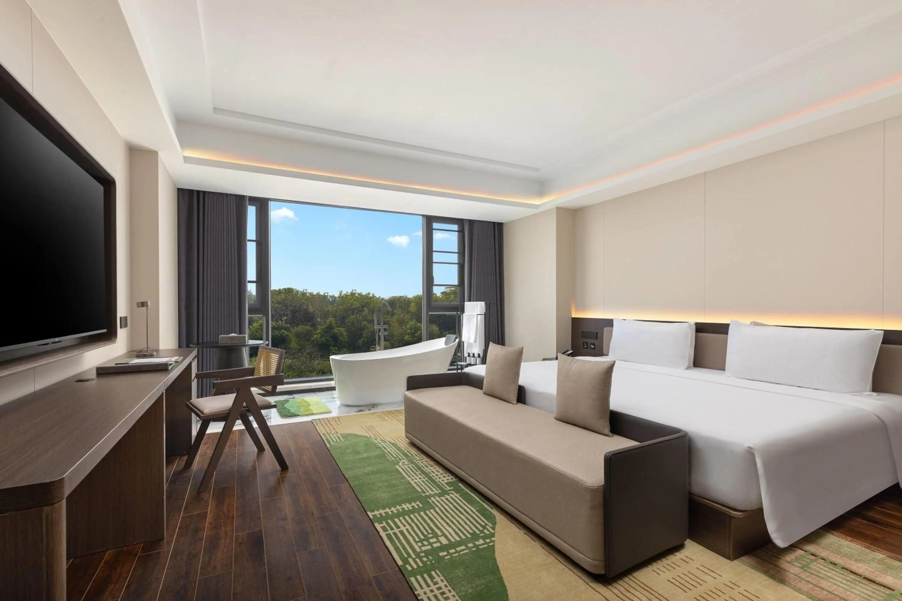 Photo of the whole room in 上海浦东温德姆花园酒店 Wyndham Garden Shanghai Pudong