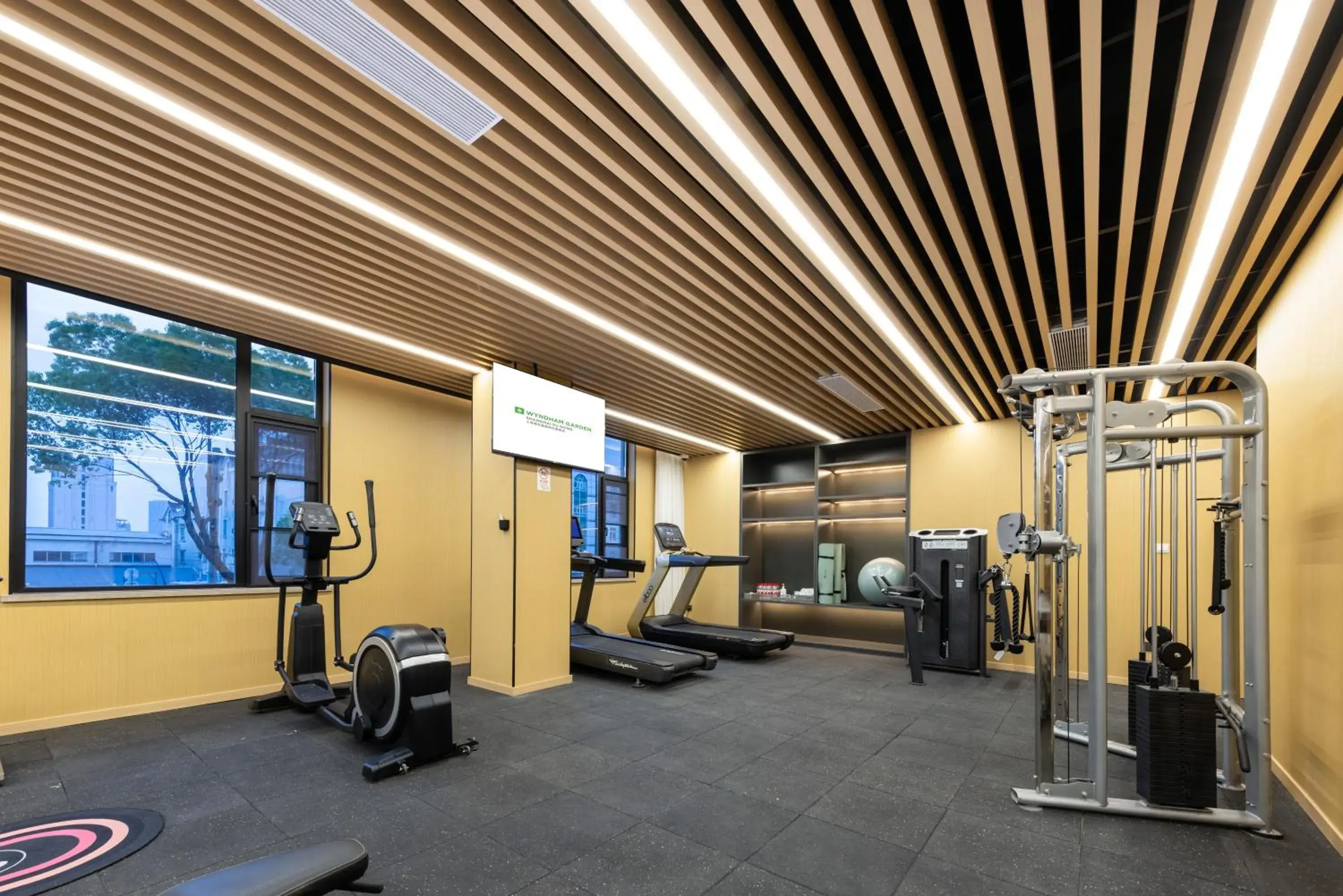 Fitness centre/facilities in 上海浦东温德姆花园酒店 Wyndham Garden Shanghai Pudong Fitness centre/facilities in 上海浦东温德姆花园酒店 Wyndham Garden Shanghai Pudong
