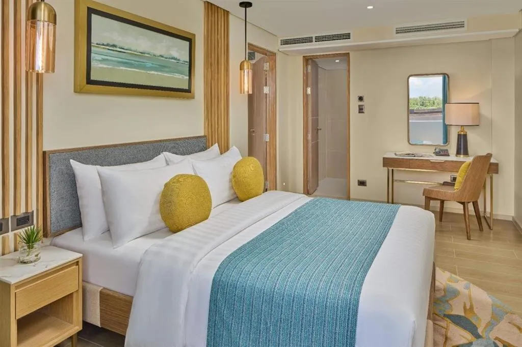 Bed in Chancellor Hotel Boracay