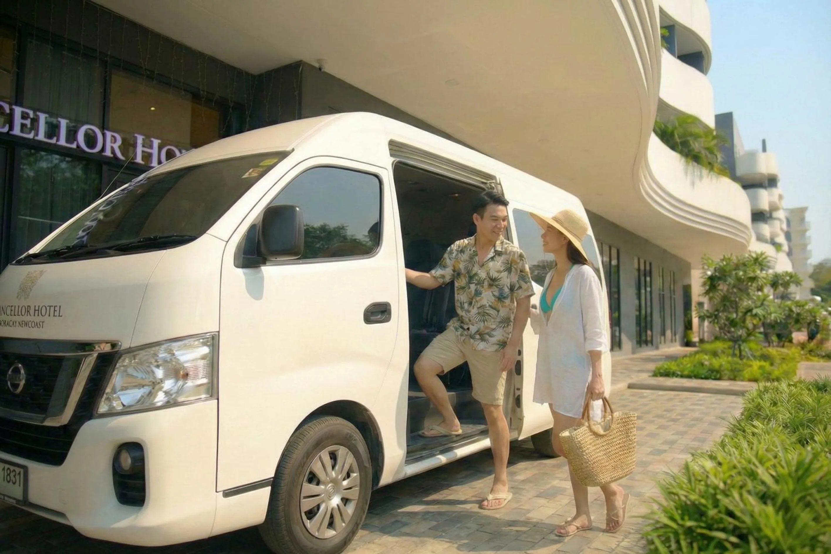 shuttle in Chancellor Hotel Boracay