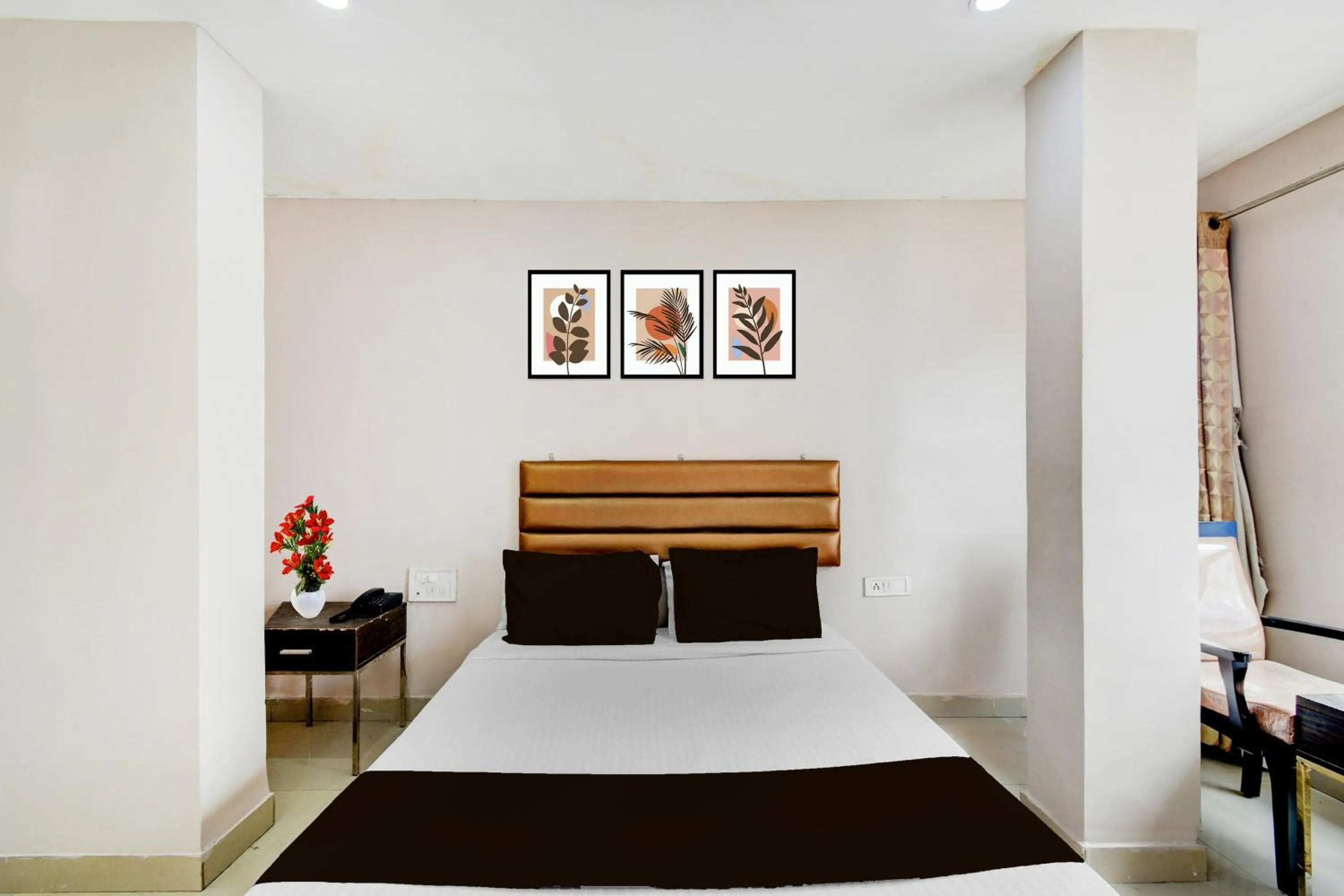 Bedroom, Bed in Townhouse Narayanaguda Metro Station Formerly Hotel Anshu Grand