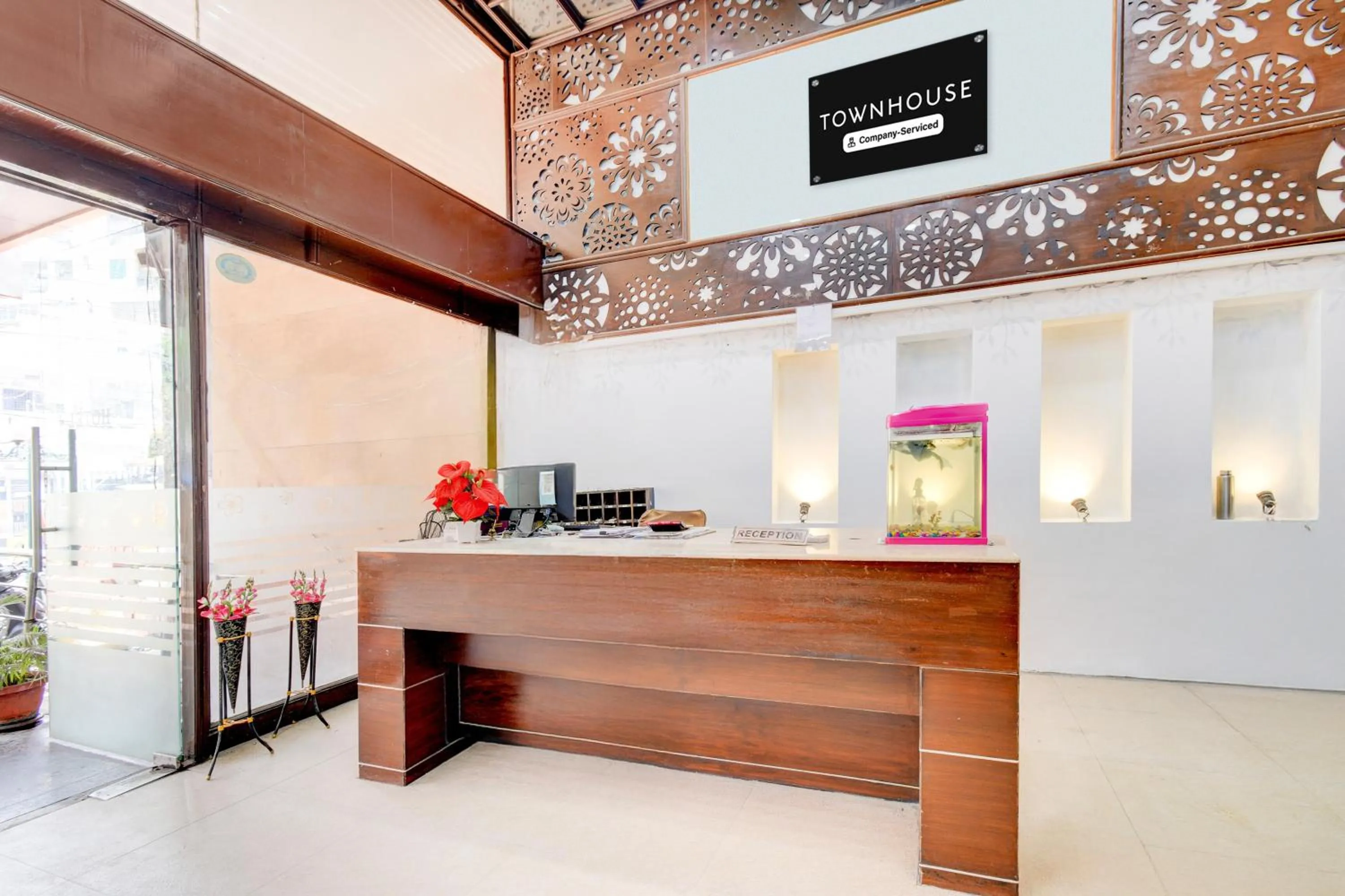 Lobby or reception in Townhouse Narayanaguda Metro Station Formerly Hotel Anshu Grand