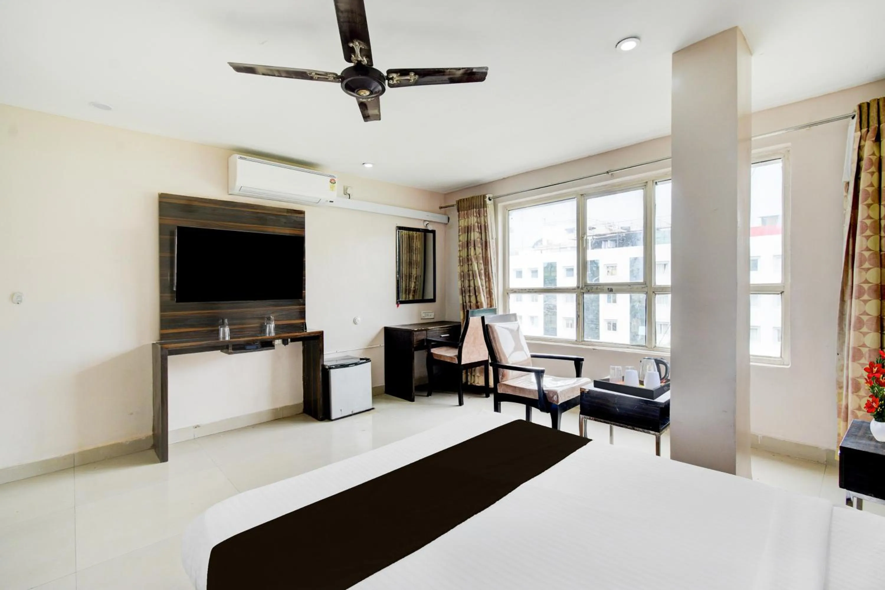 Bedroom, Bed in Townhouse Narayanaguda Metro Station Formerly Hotel Anshu Grand