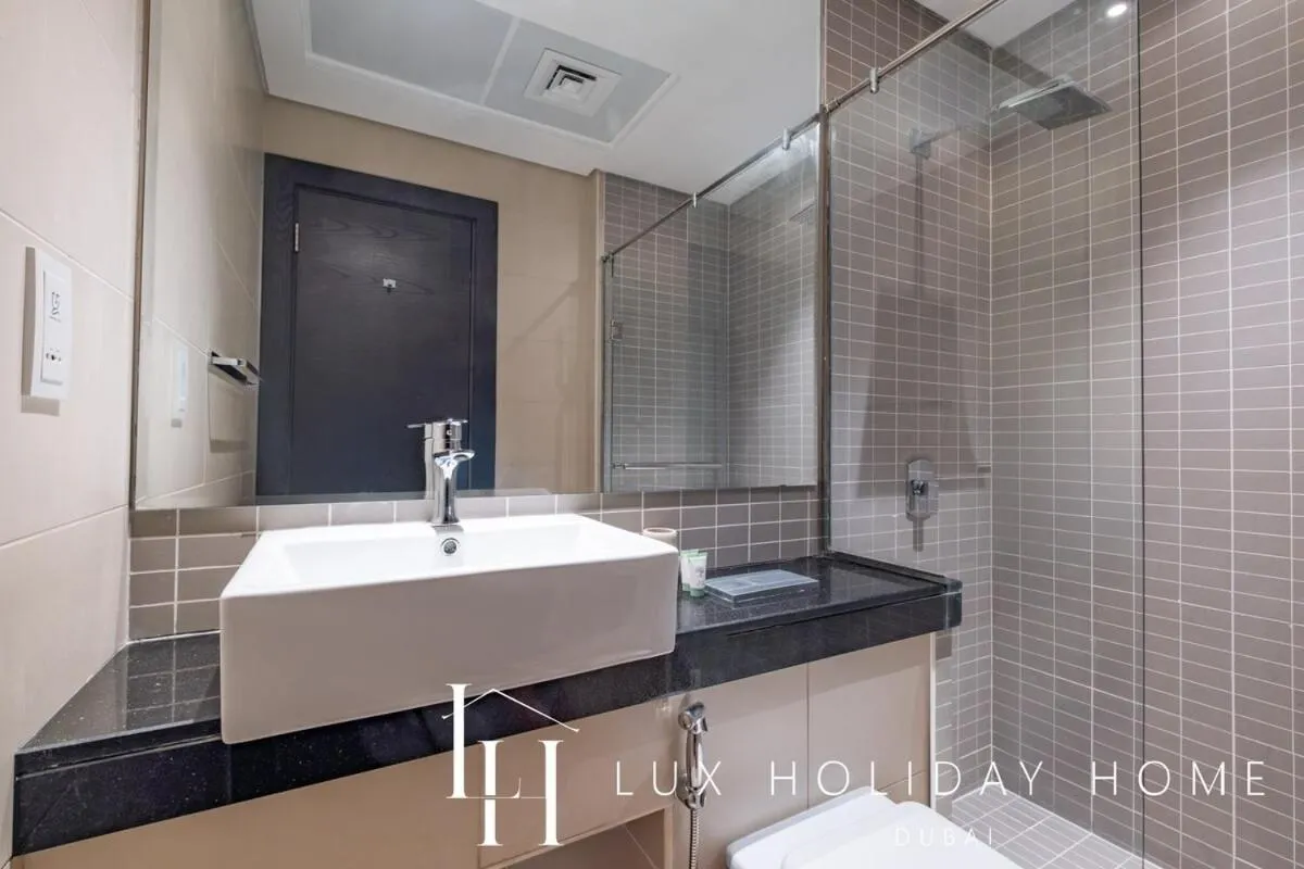 Bathroom in LUX The Silverene Marina View Studio 2