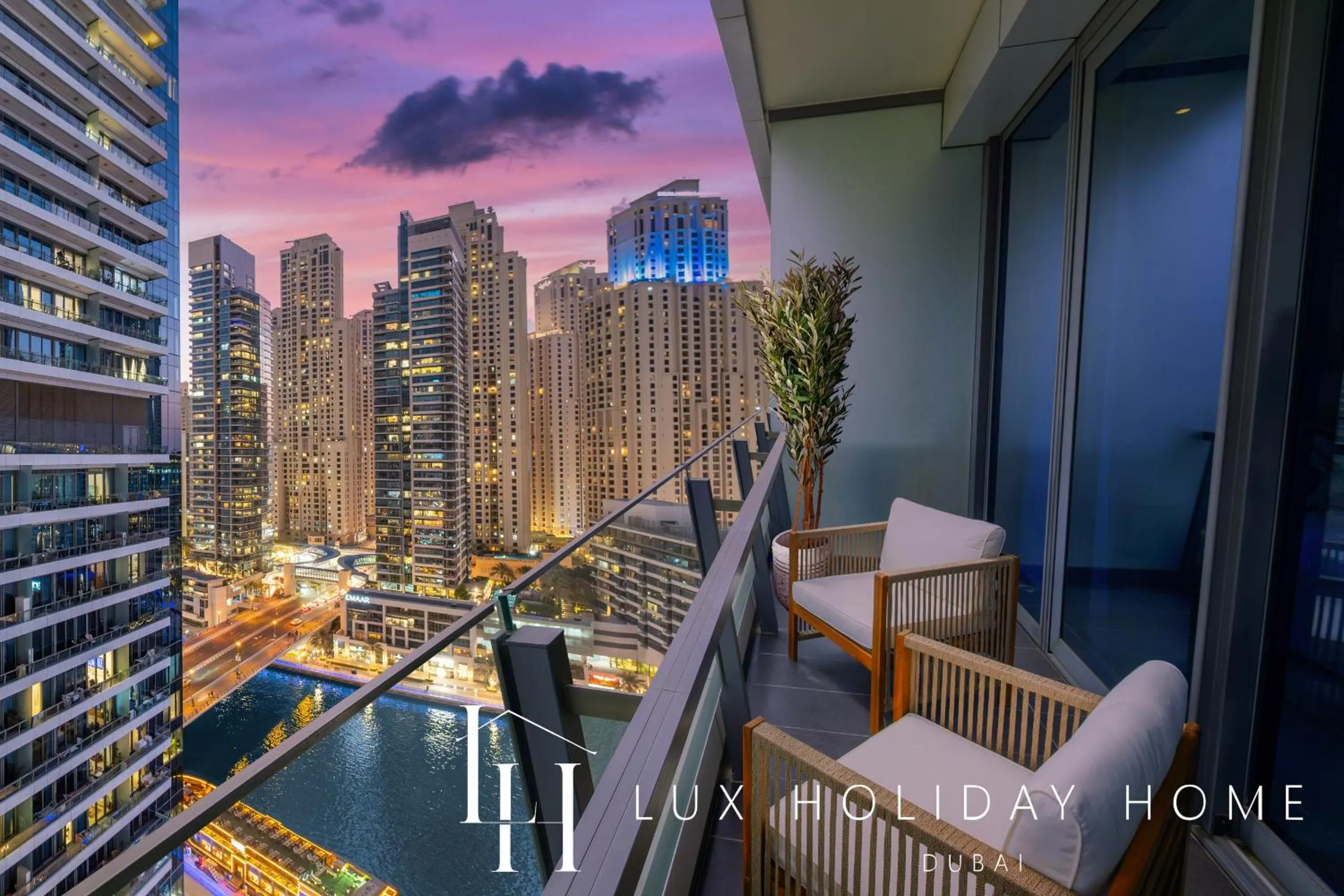 Balcony/Terrace in LUX The Silverene Marina View Studio 2