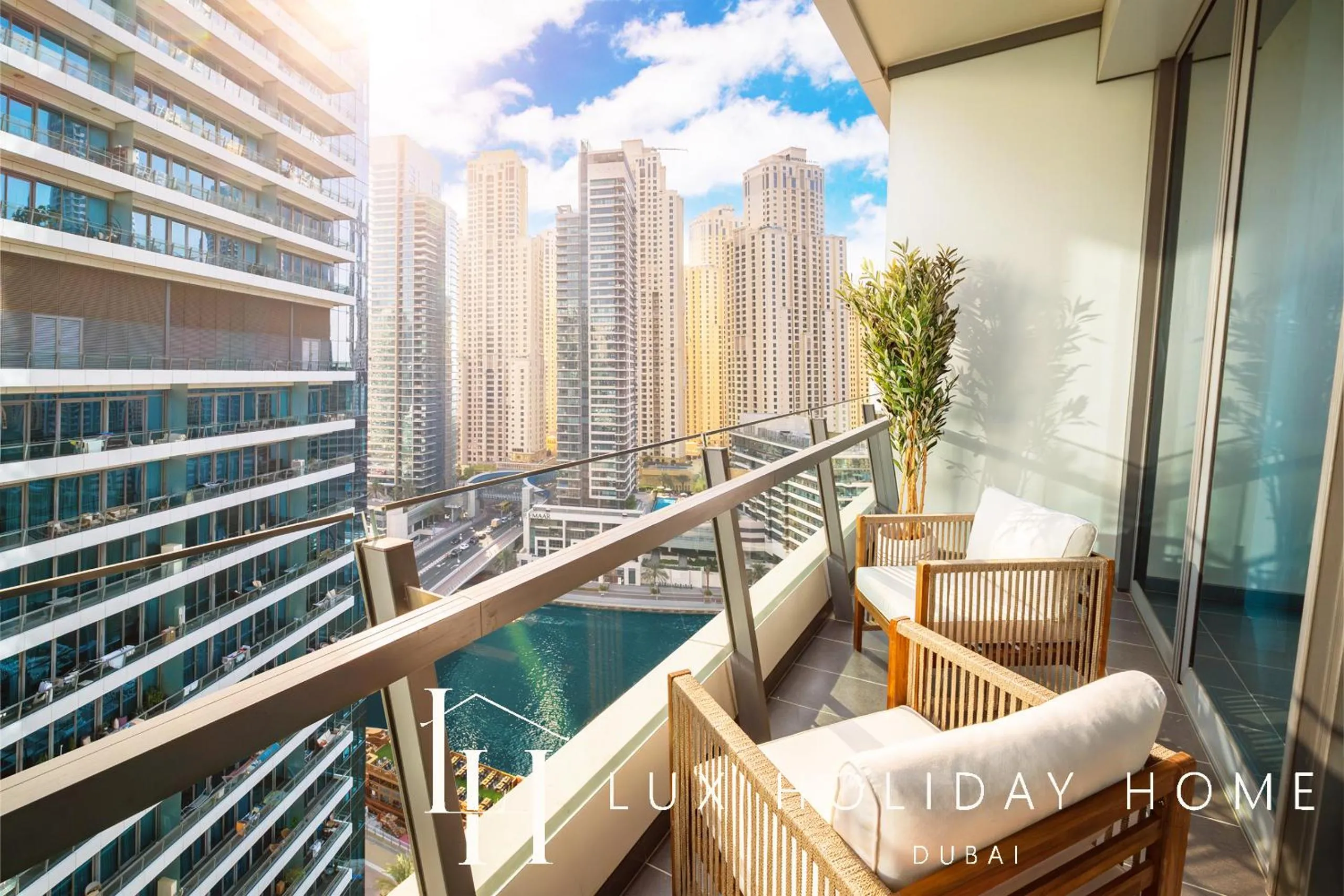 Balcony/Terrace in LUX The Silverene Marina View Studio 2