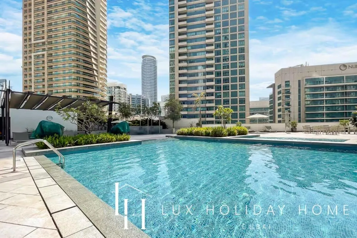 Swimming pool in LUX The Silverene Marina View Studio 2